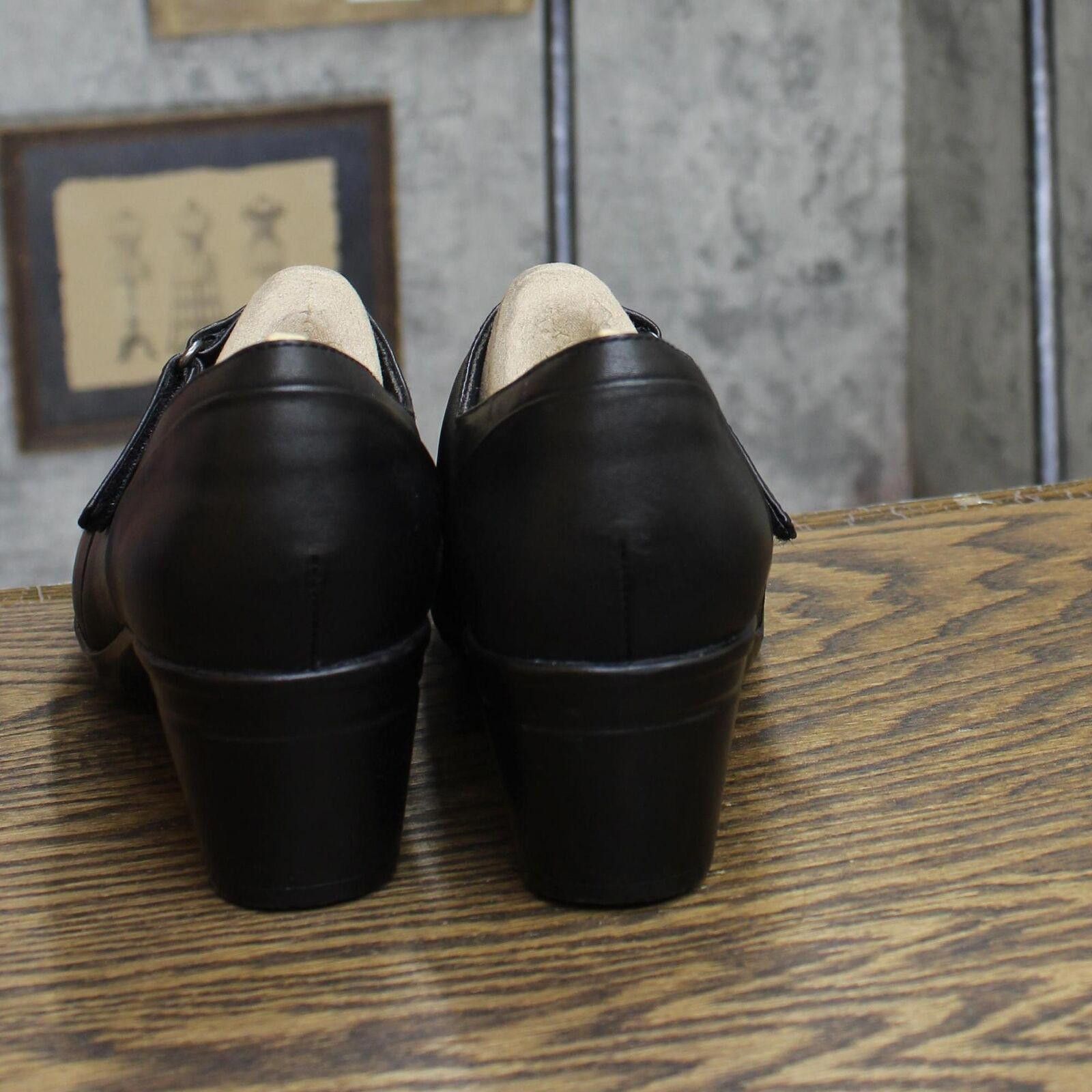 Clarks NWT Clarks Emslie Lulin Pumps 26129221 Black Leather 9.5M Size US 9.5 / IT 39.5 - 4 Thumbnail