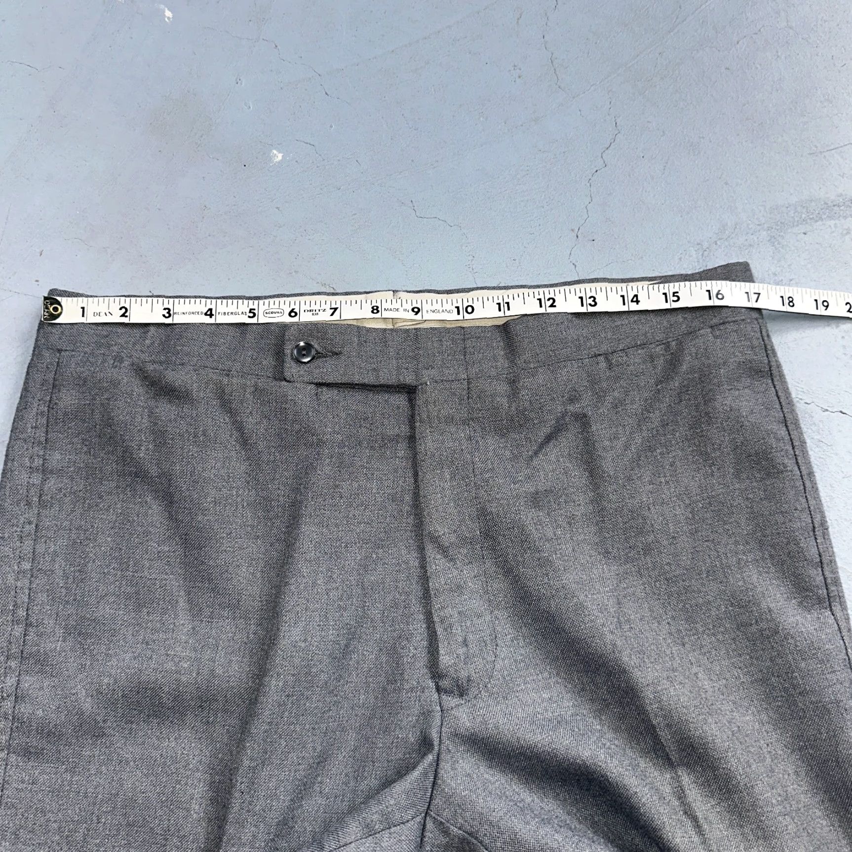 Champion VTG Champion Pleated Trousers Dress Slacks Pants 34x32 MCM Rockabilly Gray Wool? 1960s Men’s Mens Womens Girls Boys Size US 34 / EU 50 - 7 Thumbnail