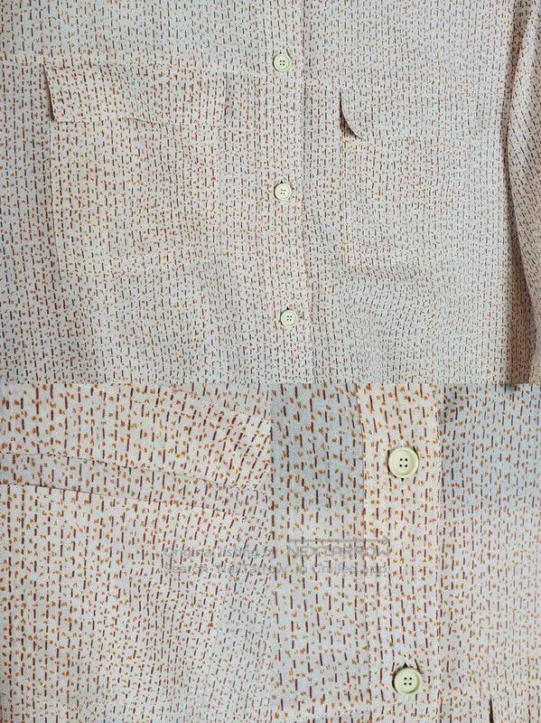 Dior Dior Long Sleeve Beige Cotton Floral Shirt . Size L / US 10 / IT 46 - 4 Thumbnail