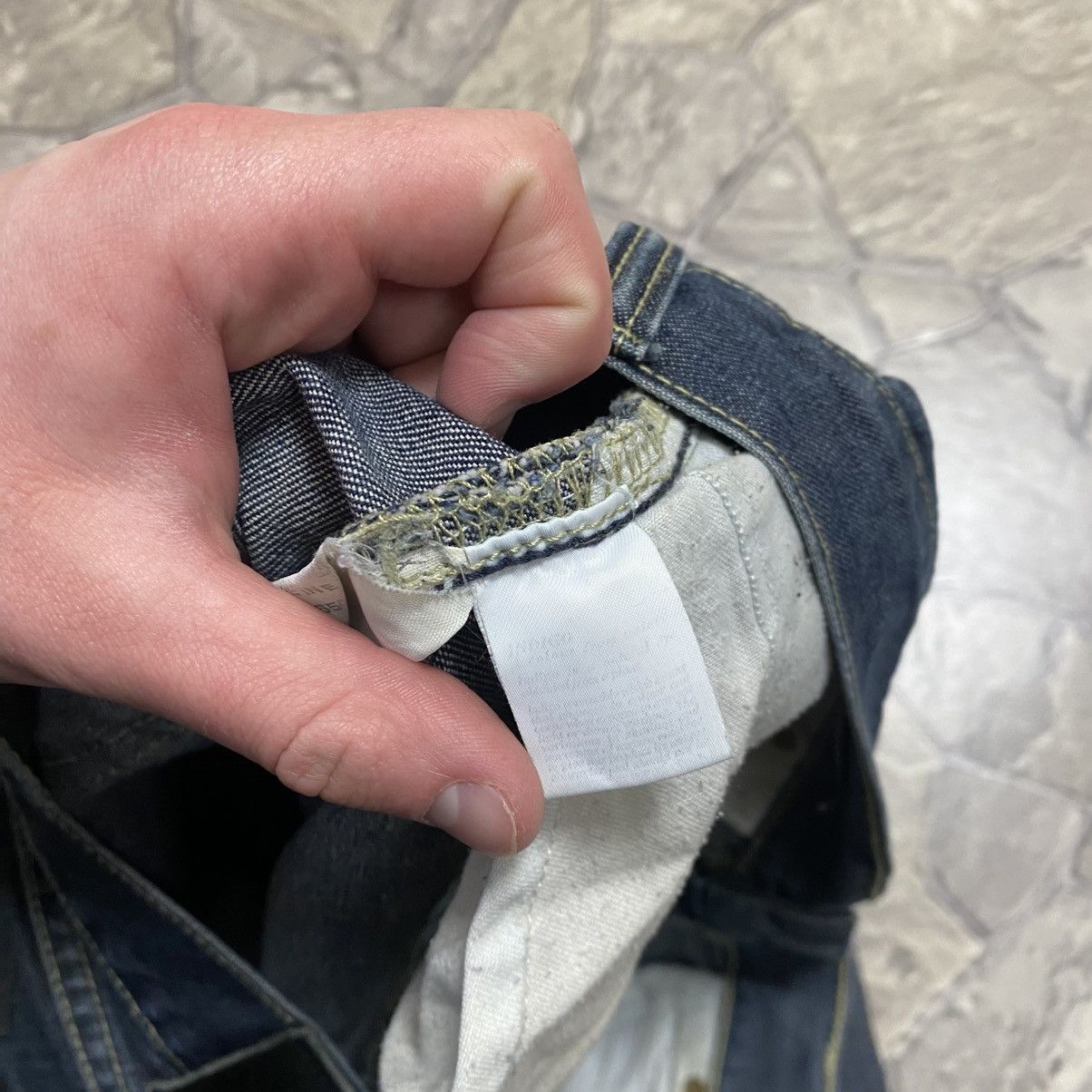 Yves Saint Laurent Vintage YSL Yves Saint Laurent Jeans Big Logo 90s Size US 36 / EU 52 - 14 Thumbnail