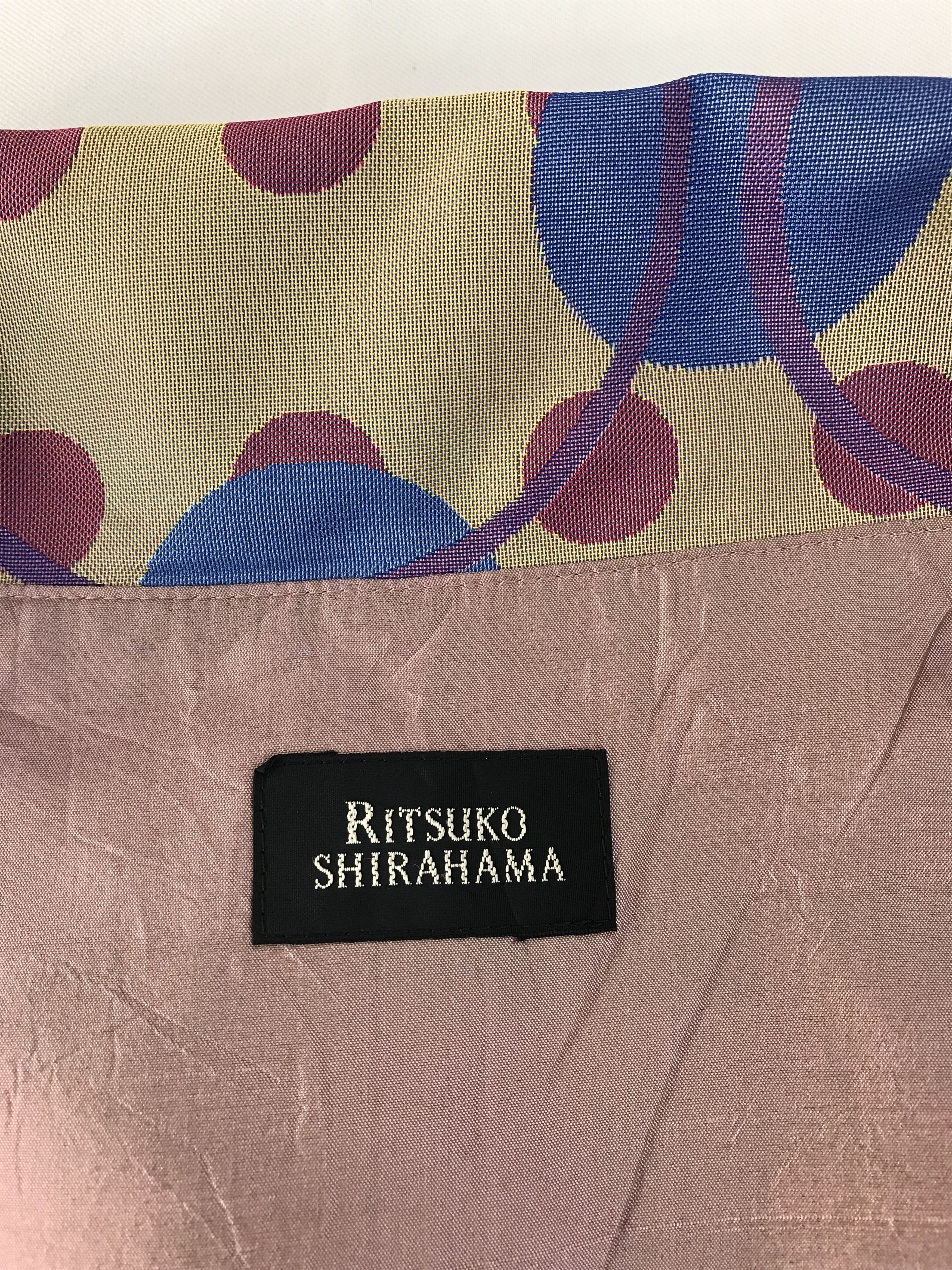 90s Japanese Brand Ritsuko Shirahama Floral Polkadot Coat