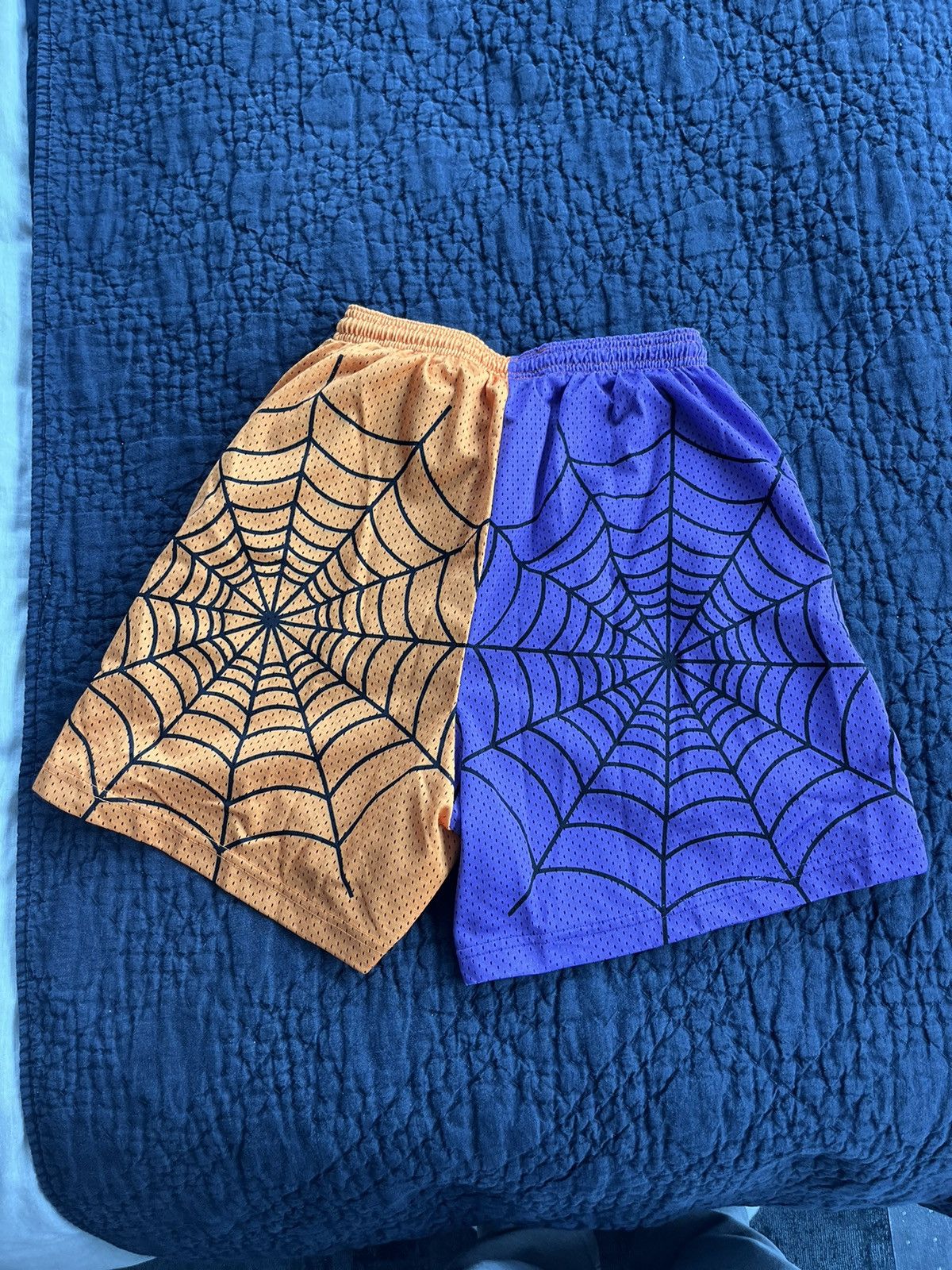 Designer × Lost Enterprises [Medium] Lost Files Split Spider Web Shorts Size US 32 / EU 48 - 2 Thumbnail