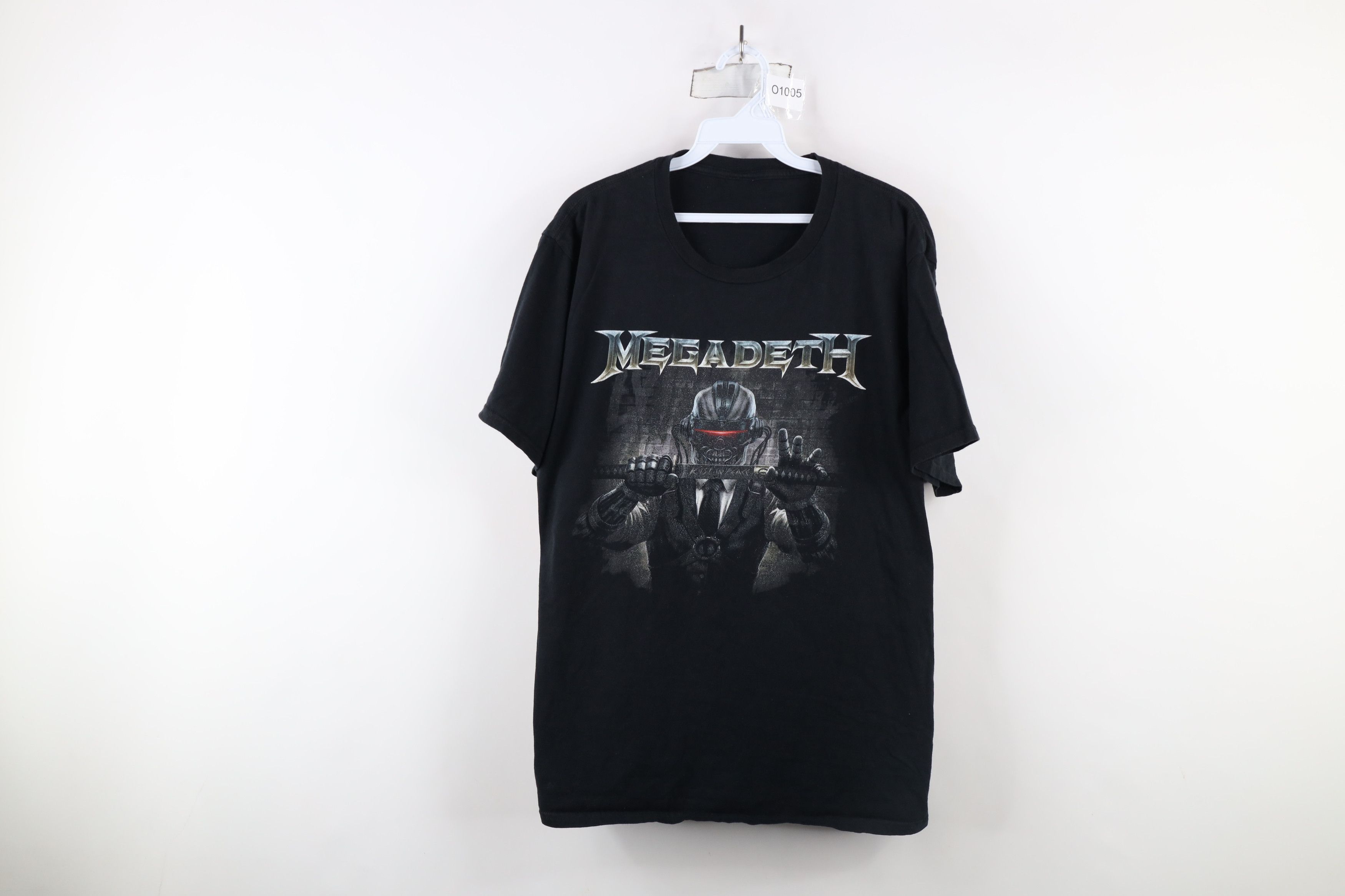 Vintage Vintage In Peace Tour Megadeth Band Short Sleeve T-Shirt Size US L / EU 52-54 / 3 - 1 Thumbnail