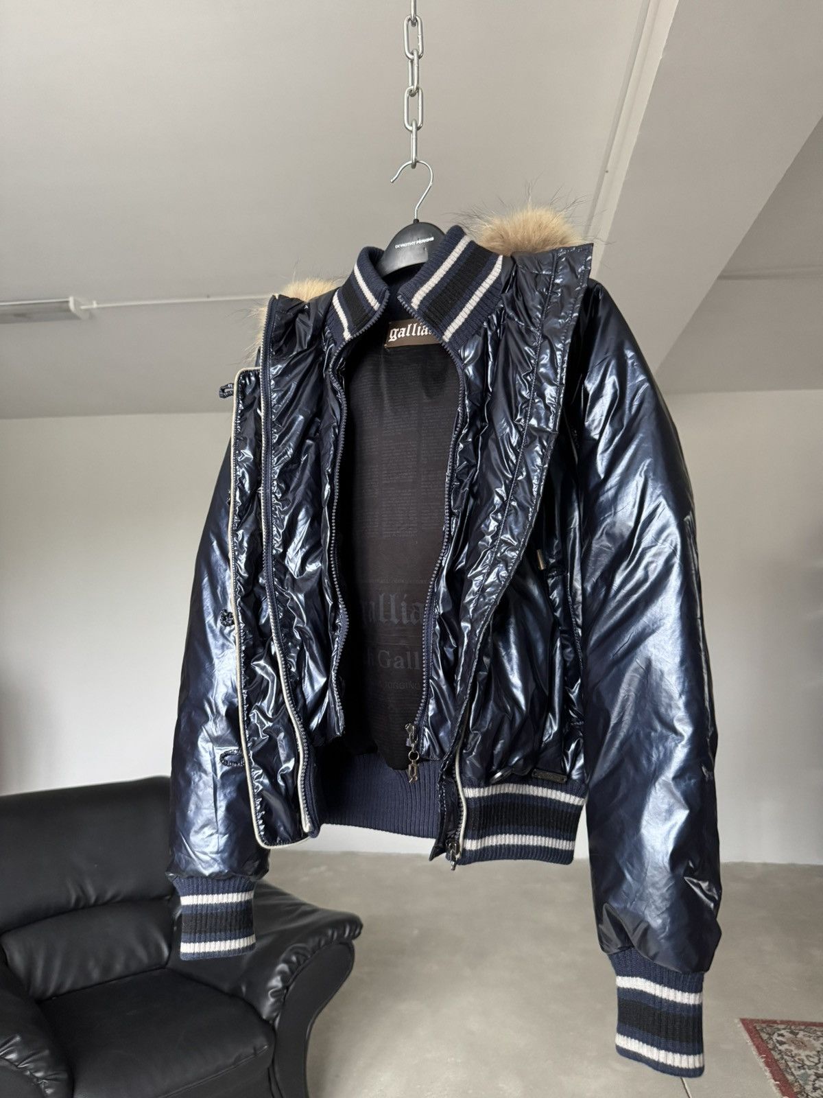 John Galliano Archival John Galliano Down Jacket Faur Fux Size S / US 4 / IT 40 - 7 Thumbnail