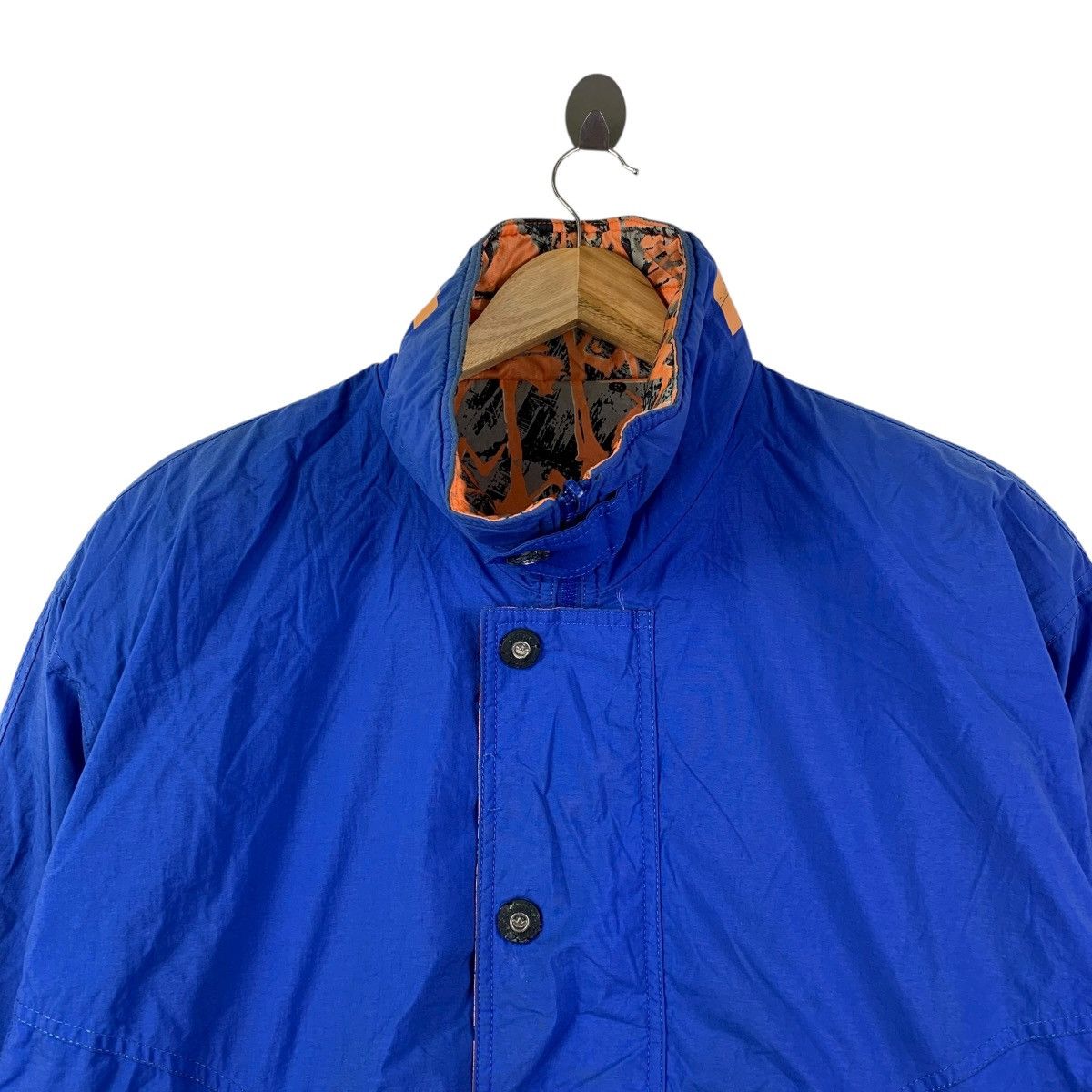 Adidas Vintage ADIDAS Reversible Windbreaker 90s Geometric Size US XXL / EU 58 / 5 - 7 Thumbnail