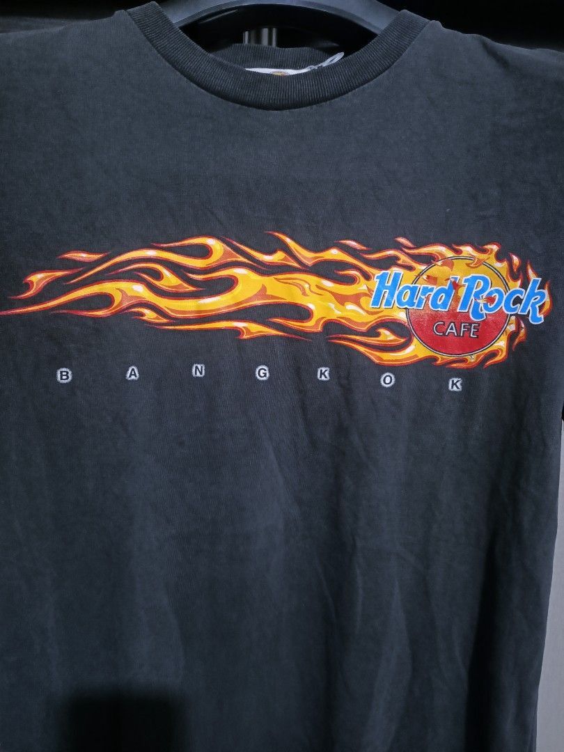 Hard Rock Cafe × Vintage Vintage flame hard rock cafe bangkok shirt Size US S / EU 44-46 / 1 - 2 Thumbnail