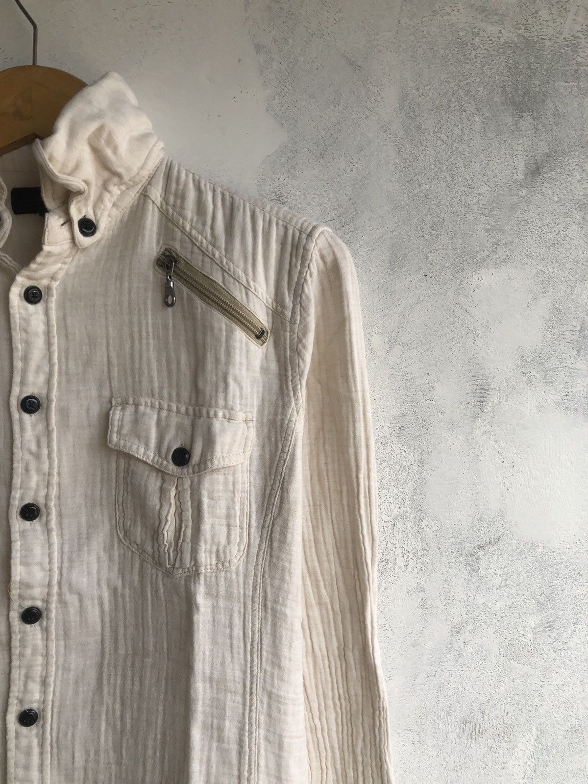 If Six Was Nine Japan Zipper Button Shirt Rock Punk Style Size US M / EU 48-50 / 2 - 3 Thumbnail