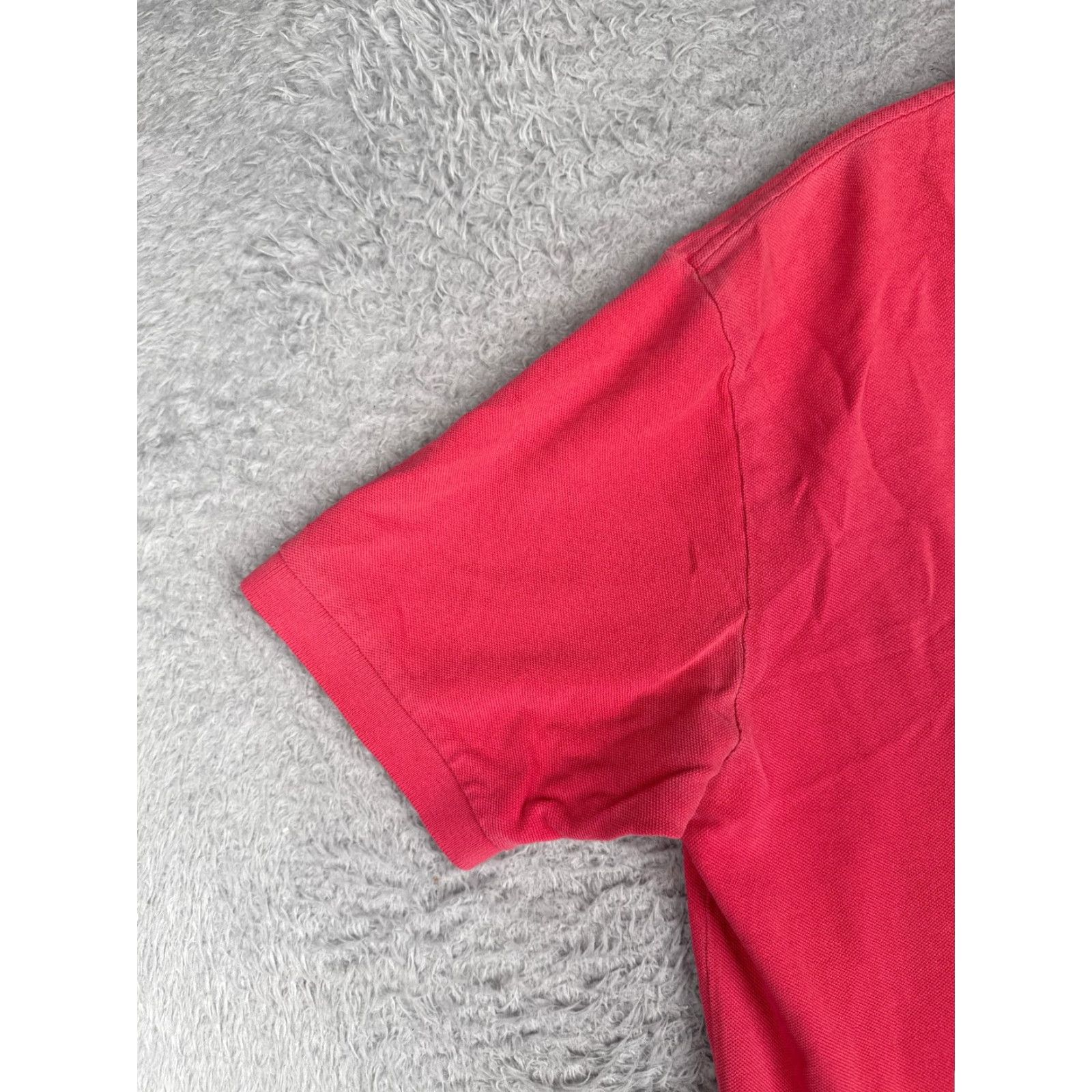 Ralph Lauren VINTAGE Ralph Lauren Polo Shirt Men L Pink 100% Cotton Jersey Slim Regular Crew/Collar Polo Size US L / EU 52-54 / 3 - 3 Thumbnail