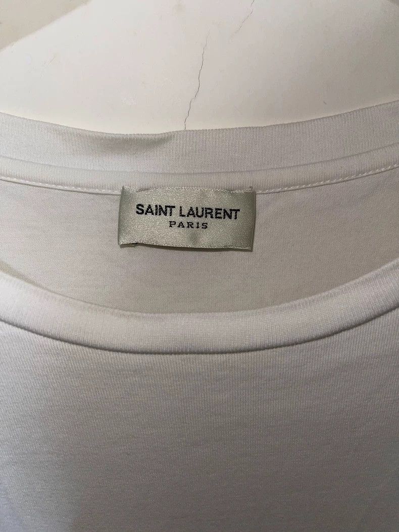 Yves Saint Laurent Saint Laurent 17ss genuine monogrammed white short sleeves Size US L / EU 52-54 / 3 - 3 Thumbnail