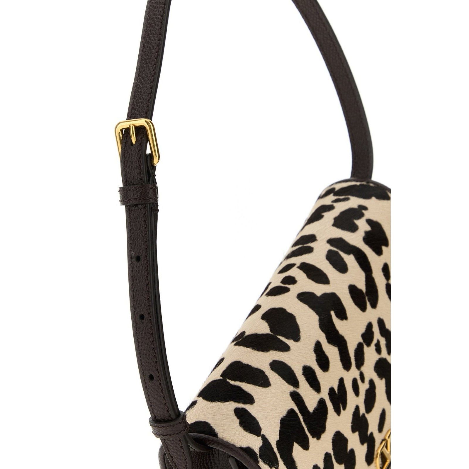 Valentino VALENTINO GARAVANI Beige Black Leather Top Handle Bag New Size ONE SIZE - 4 Thumbnail