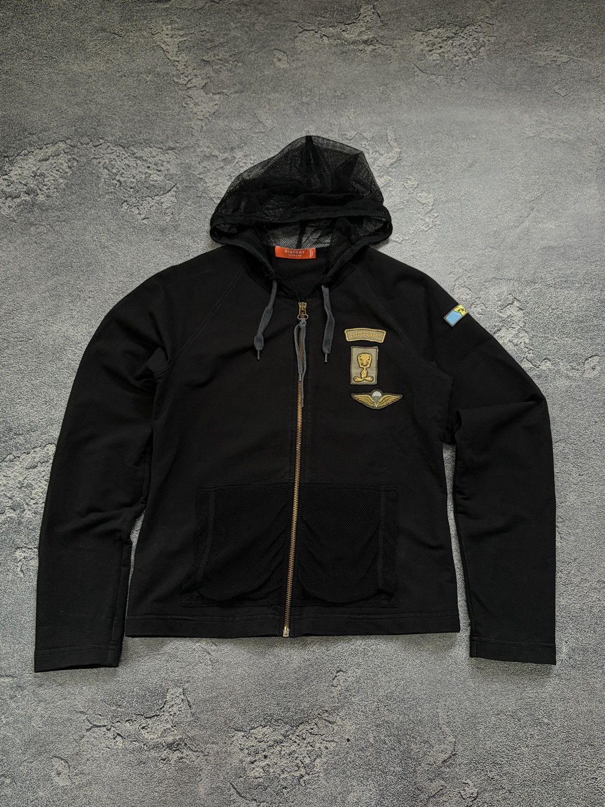 Iceberg Vtg History Iceberg Mesh Zip Hoodie Tweety Patch Italy M Size M / US 6-8 / IT 42-44 - 1 Thumbnail