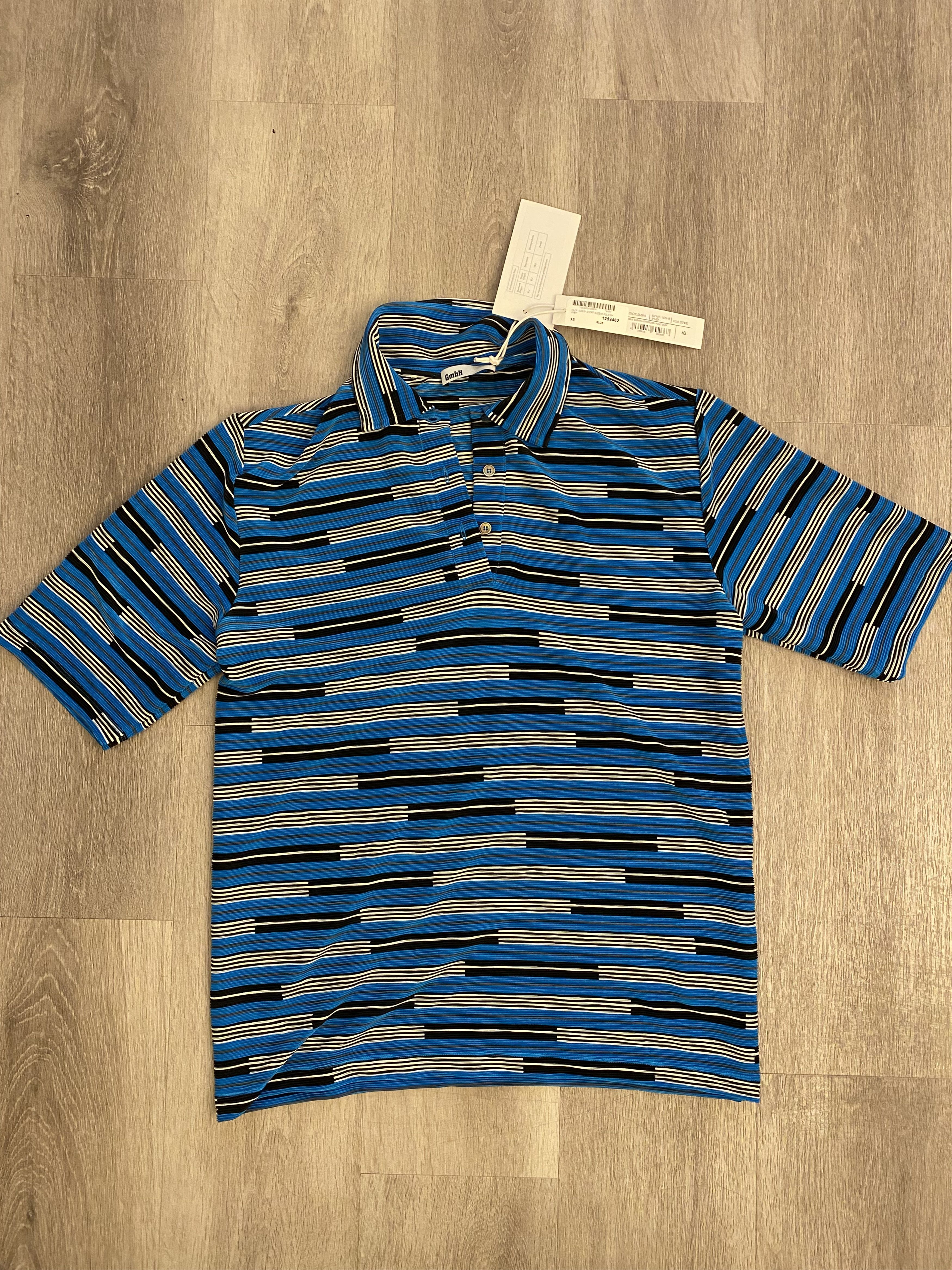 GmbH Viscosa Blue Multicolor Polo Size US M / EU 48-50 / 2 - 1 Thumbnail