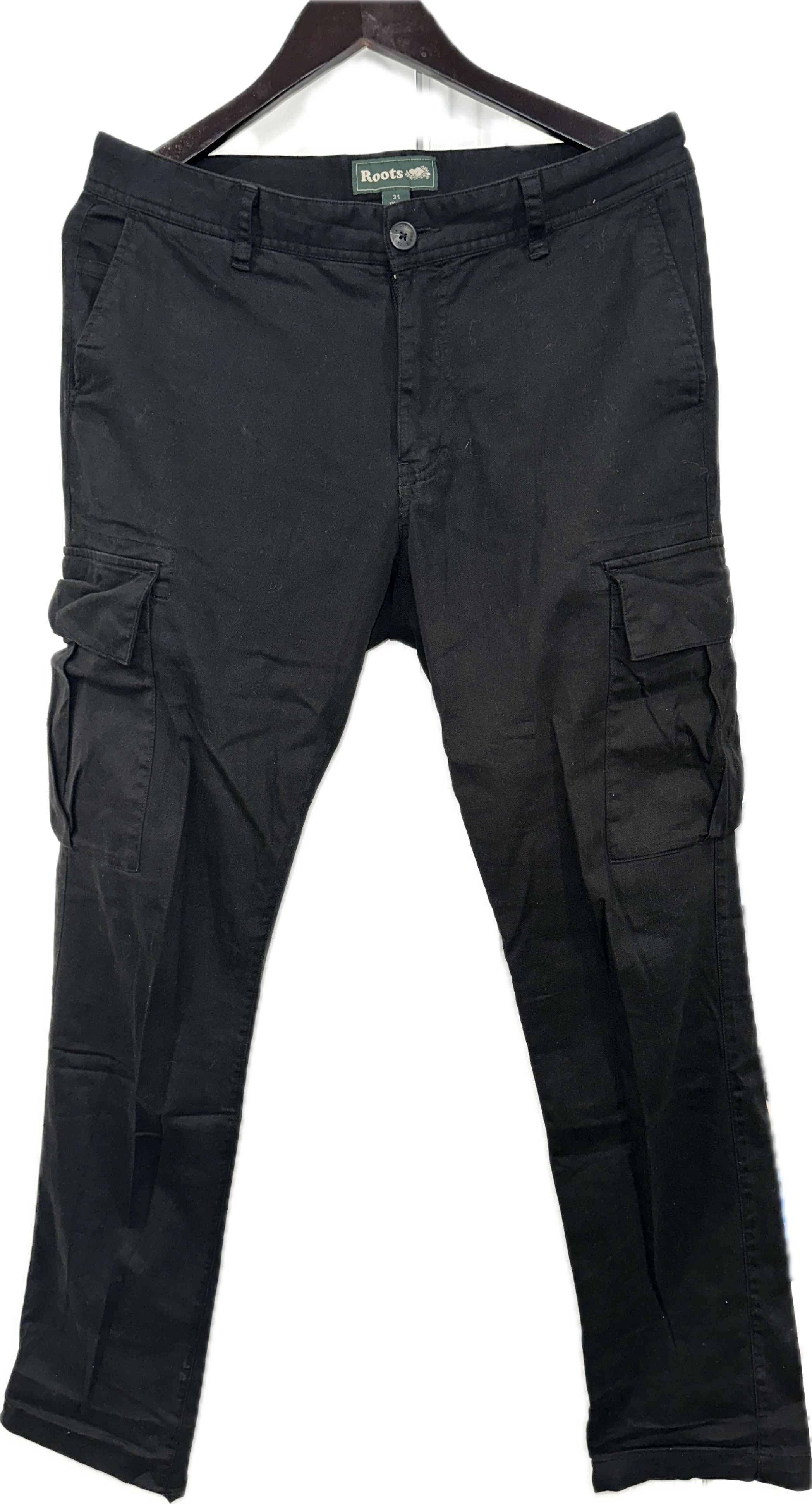 Roots Roots Black Cargo Pants Size US 31 - 1 Thumbnail