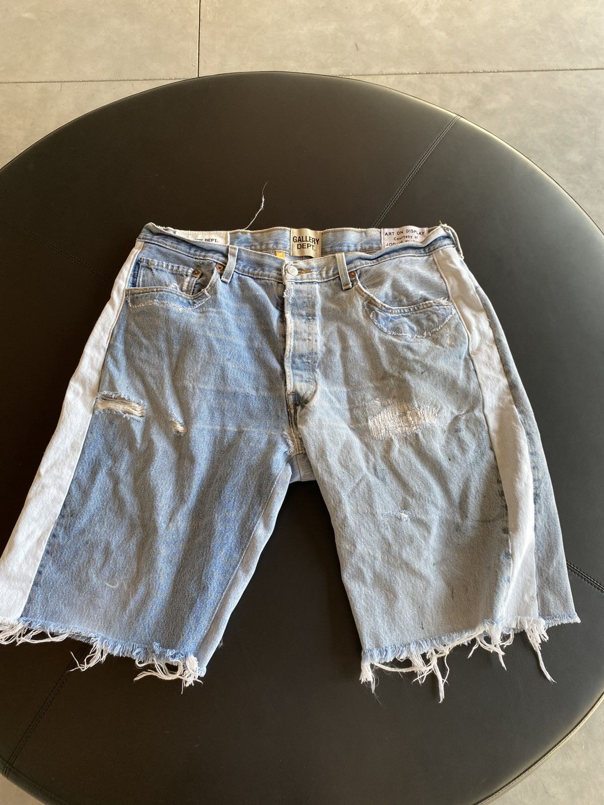 Gallery Dept. Gallery Dept. Mixed Blue Denim Short Size US 38 / EU 54 - 1 Thumbnail