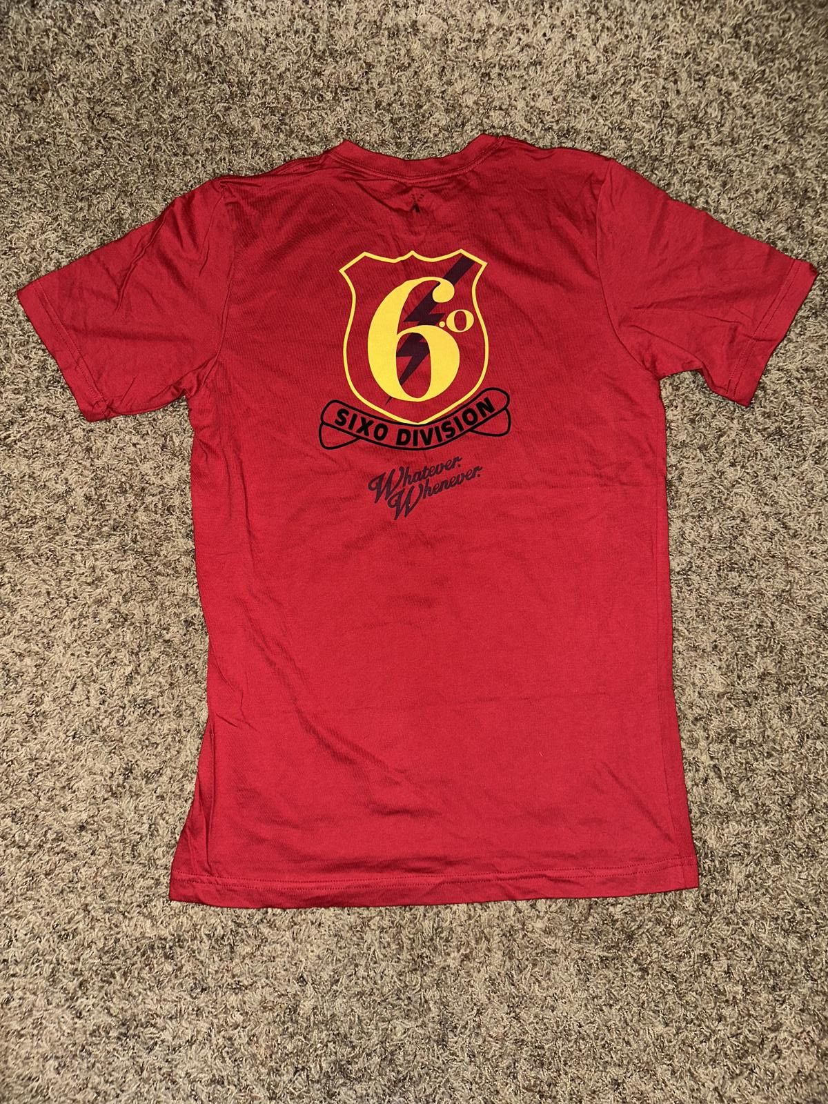 Nike Unreleased Rare Nike 6.0 Men’s Sixo Division Whatever Whenever Red T-Shirt Size US M / EU 48-50 / 2 - 4 Thumbnail