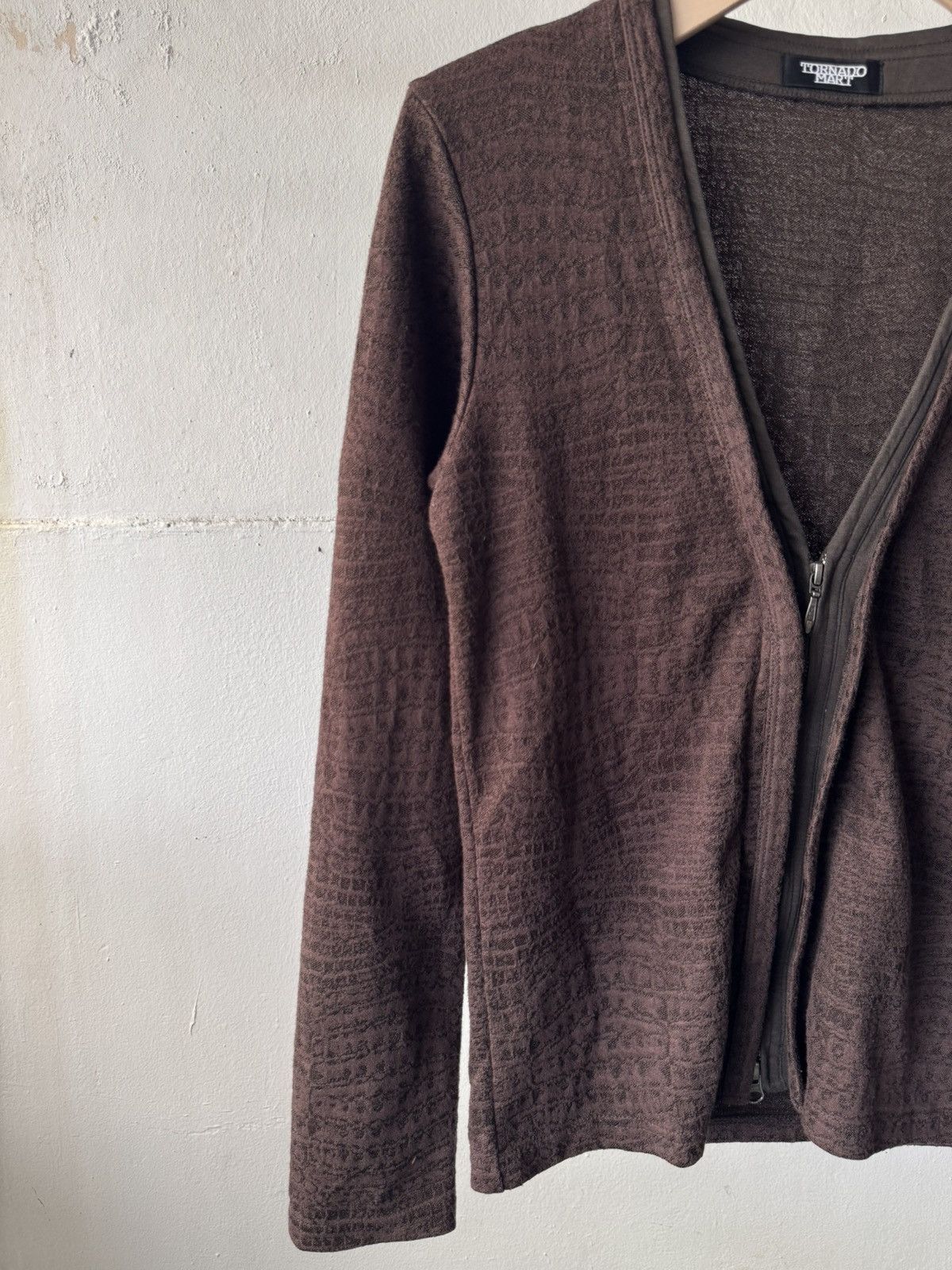 If Six Was Nine Vintage tornado mart croc pattern zipper cardigan Size US S / EU 44-46 / 1 - 6 Thumbnail