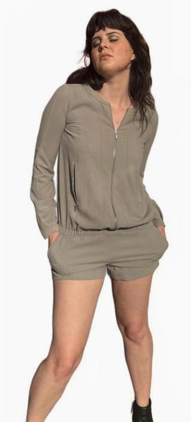Y2K Athé by Vanessa Bruno Sage Shorts Romper – XS/S