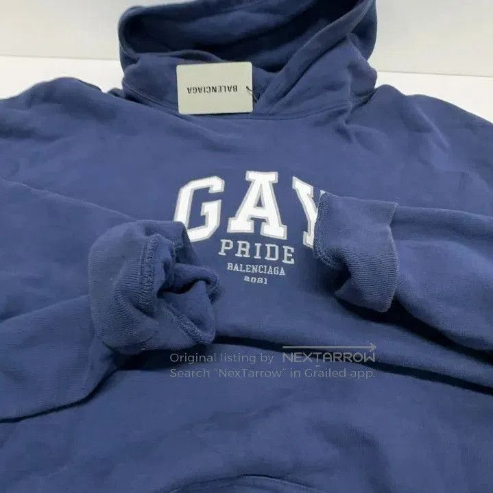 Balenciaga Balenciaga Casual Blue Long Sleeve Sweatshirt. Size US S / EU 44-46 / 1 - 7 Thumbnail