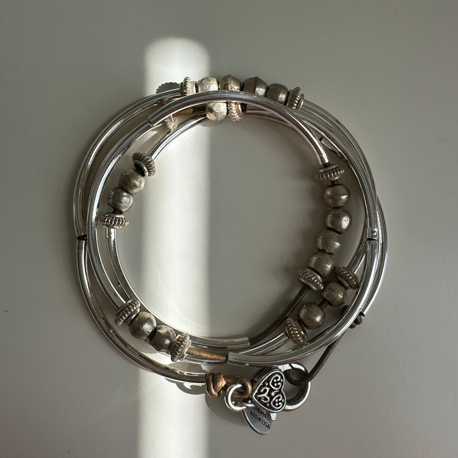 Other Silver Convertible Wrap Bracelet Necklace Lizzy James Size ONE SIZE - 3 Thumbnail