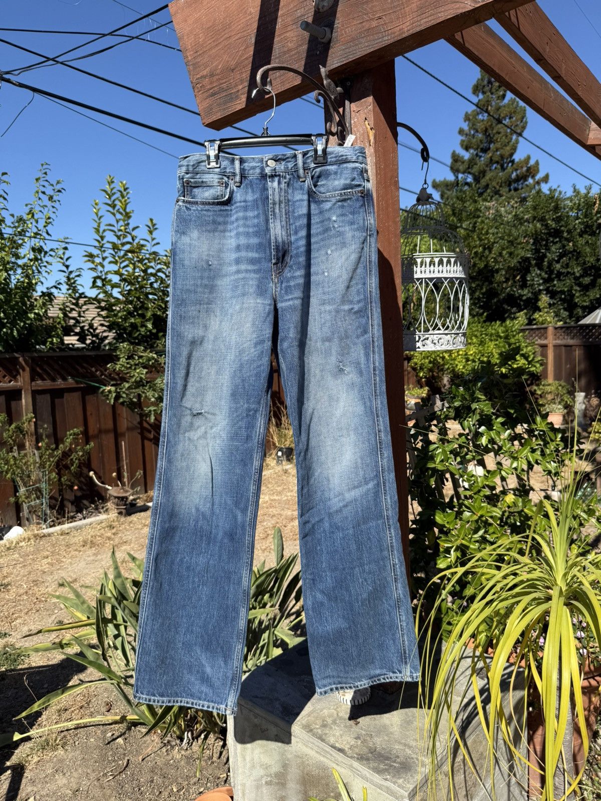 Acne Studios Ramone Vintage Trash Denim Jeans