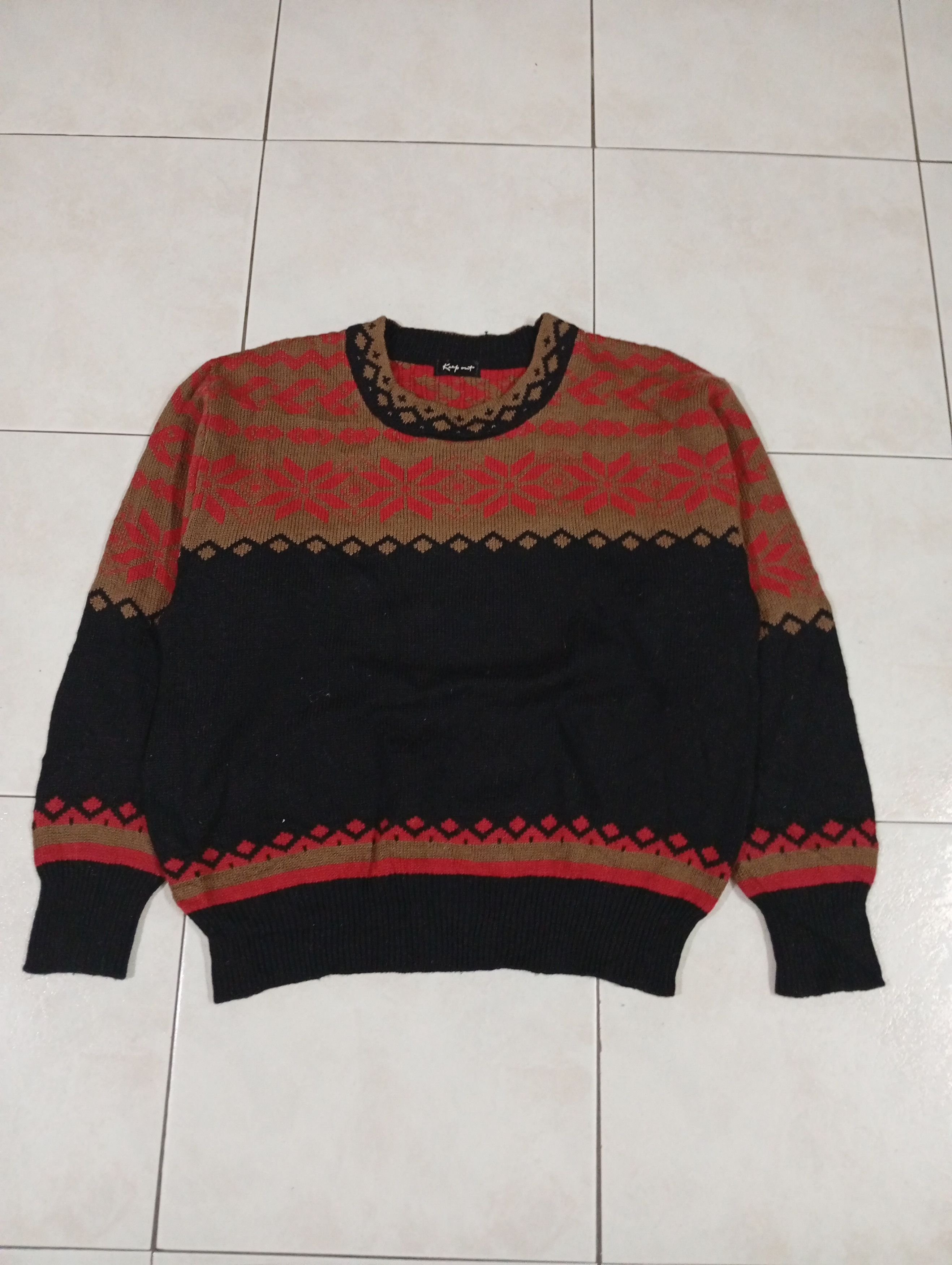 Japanese Brand SWEATER KNITWEAR X KEEP OUT Size US M / EU 48-50 / 2 - 1 Thumbnail
