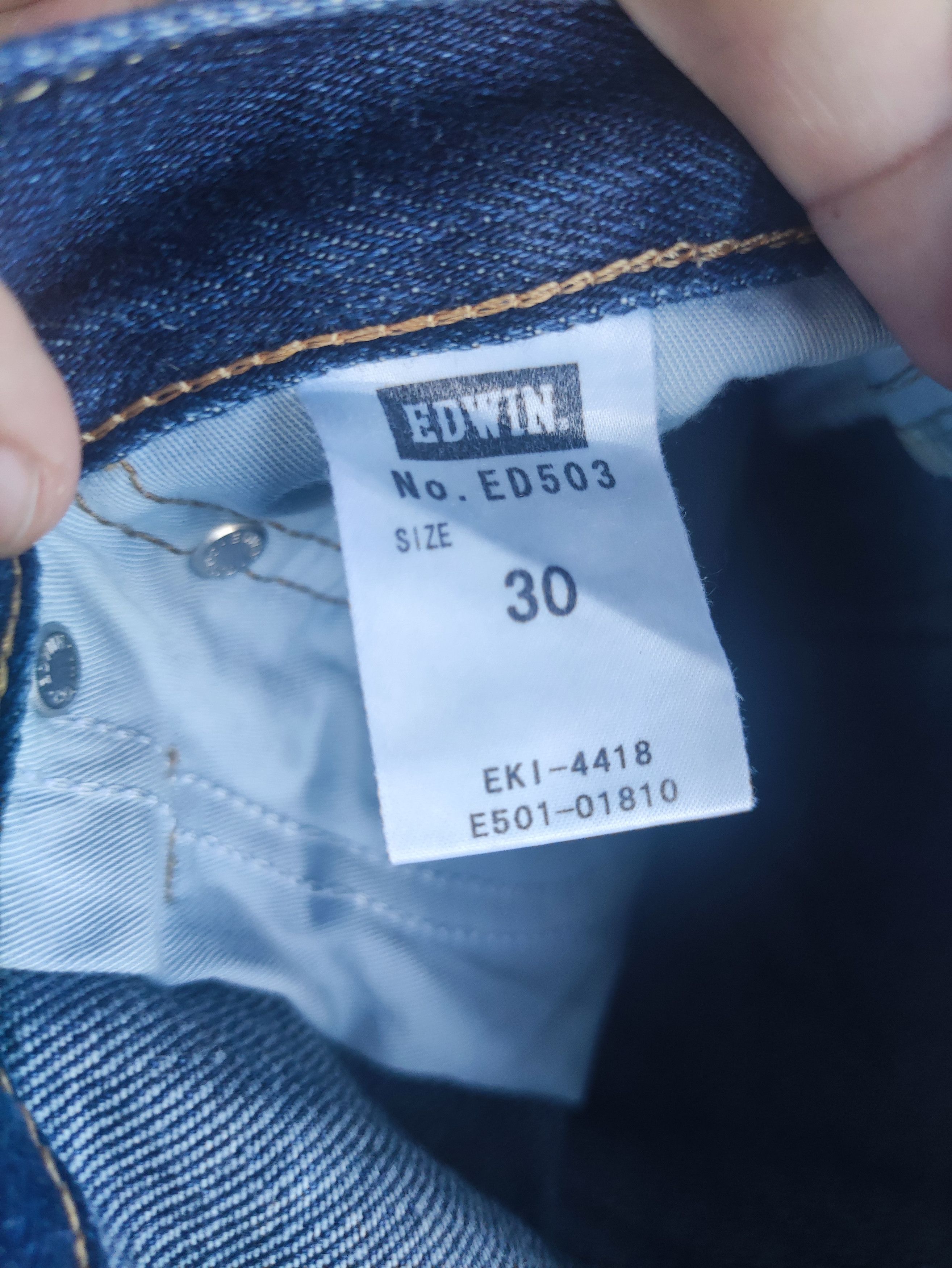 Edwin Vintage Edwin Brand Ripped Faded Denim Pants Size US 30 / EU 46 - 7 Thumbnail