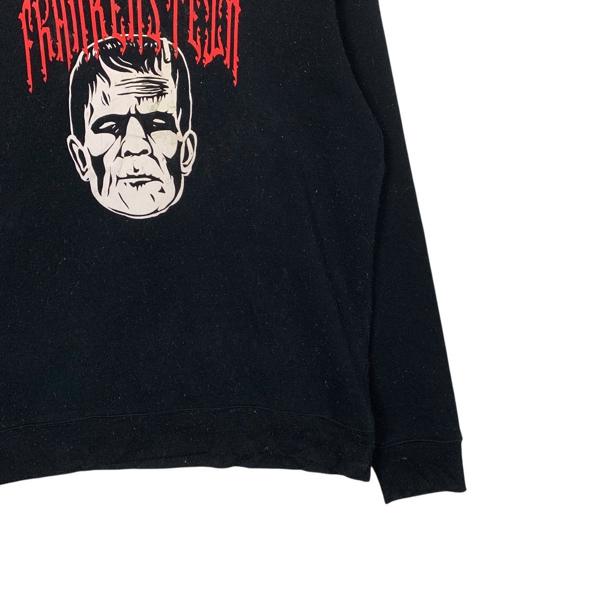 GU Frankenstein Big Logo Black Sweatshirt Size US L / EU 52-54 / 3 - 4 Thumbnail