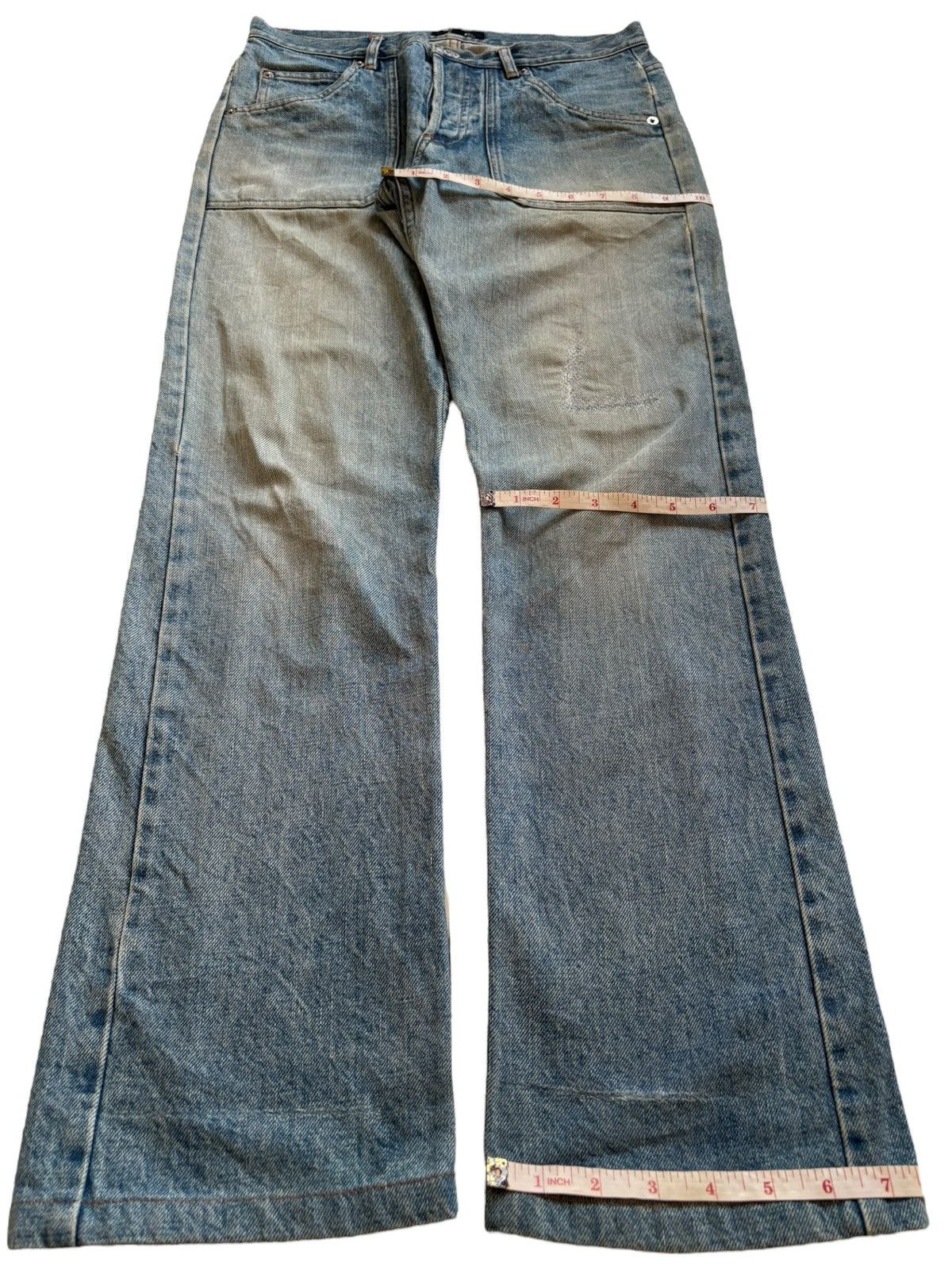 A.P.C. Vintage A.P.C. Button Fly Mud Wash Baker Pants Jeans Size US 28 / EU 44 - 14 Thumbnail
