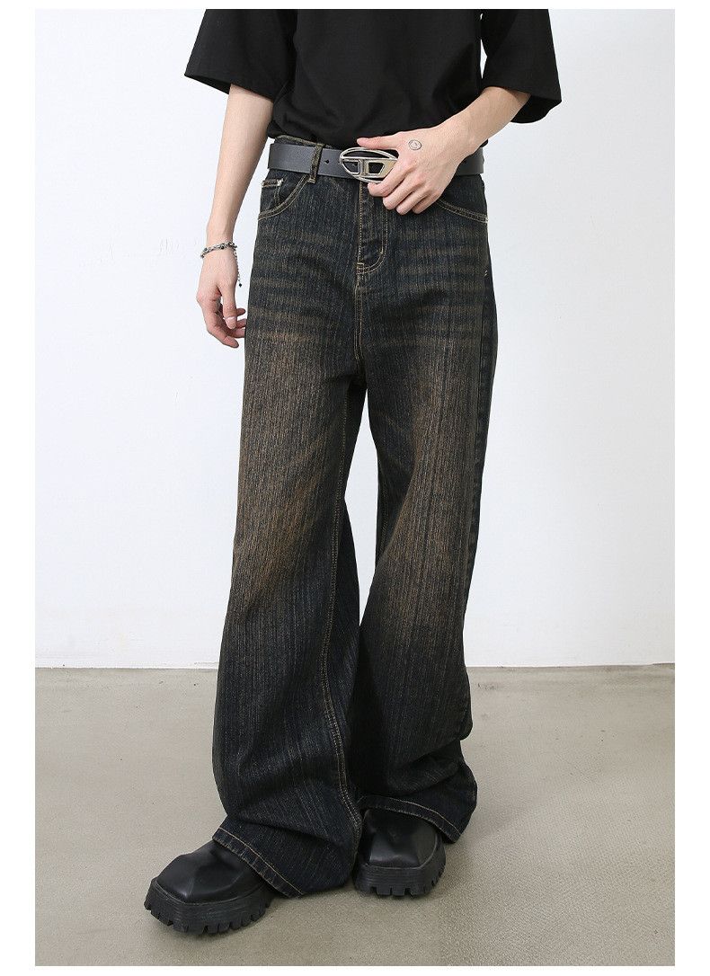 Japanese Brand × Jean American style distressed washed street vintage jeans Size US 32 / EU 48 - 3 Thumbnail
