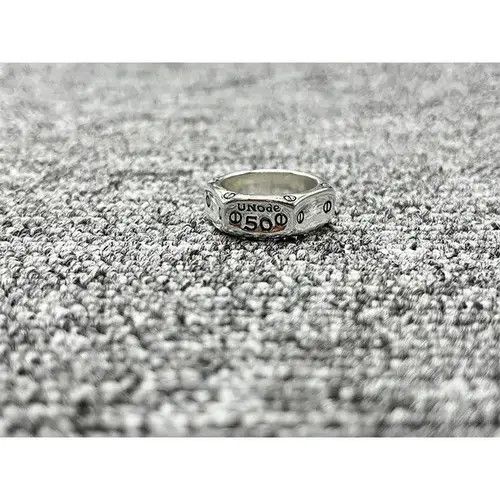 Japanese Brand hexagonal charm ring Size 7 8 9 Size ONE SIZE - 2 Thumbnail