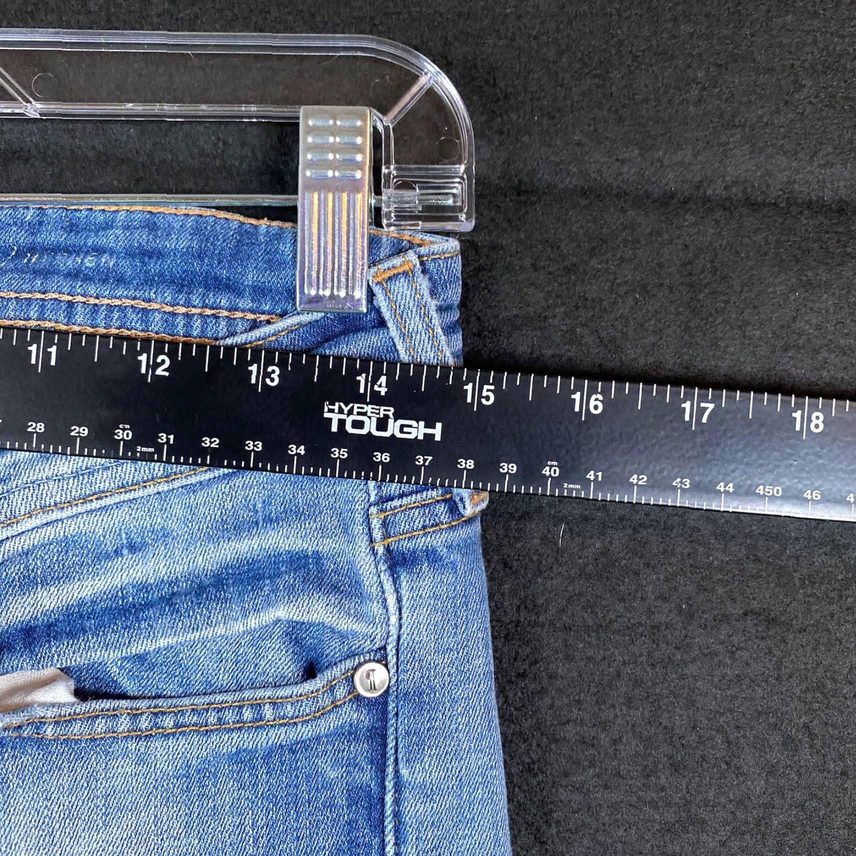 Vintage Pilcro and the Letterpress Womens Jeans Blue Denim Cropped Ankle Stretch 26 Size 26" / US 2 / IT 38 - 7 Thumbnail
