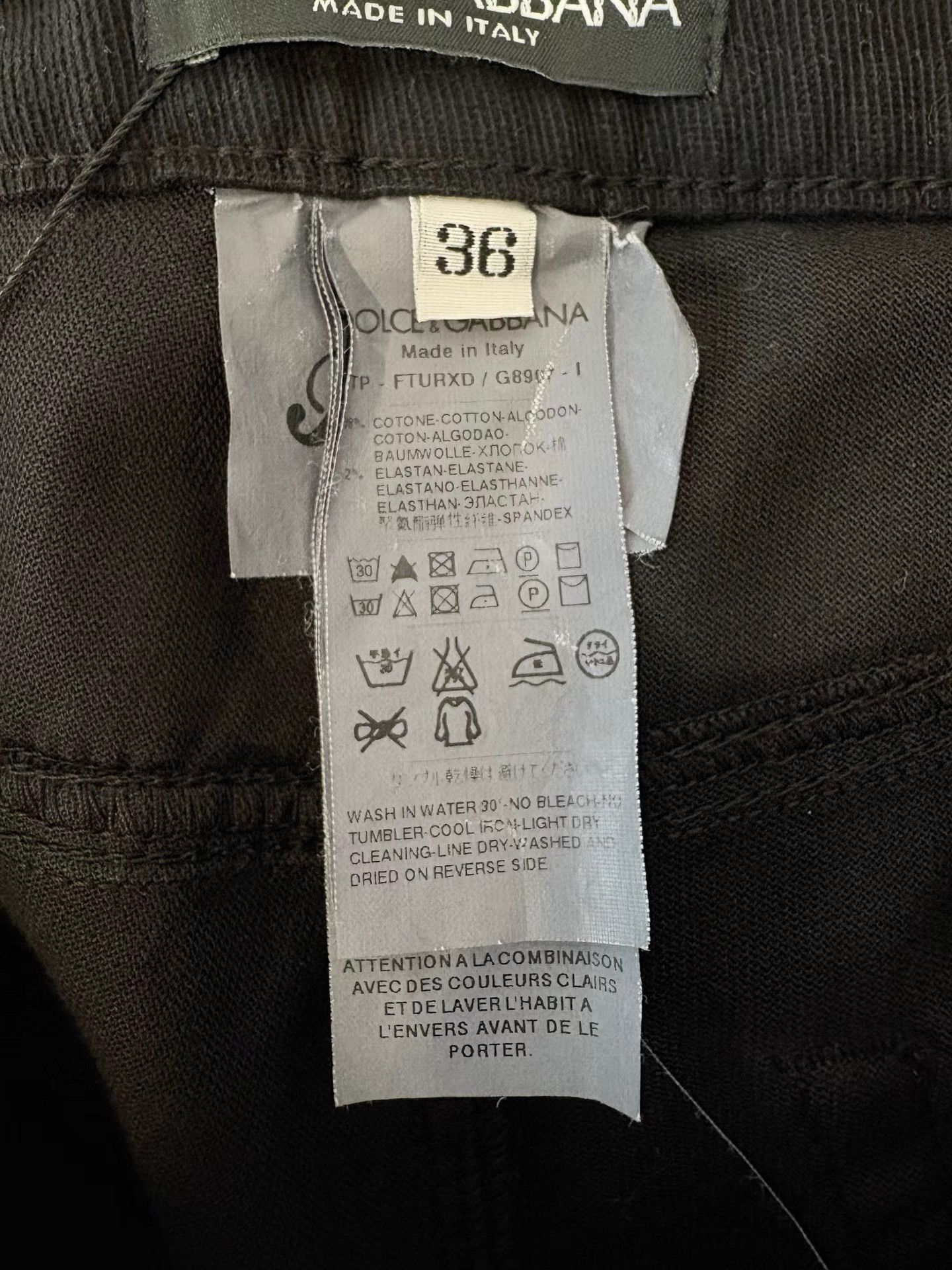 Dolce & Gabbana DOLCE&GABBANA Black Jeans Size US 36 / EU 52 - 5 Thumbnail