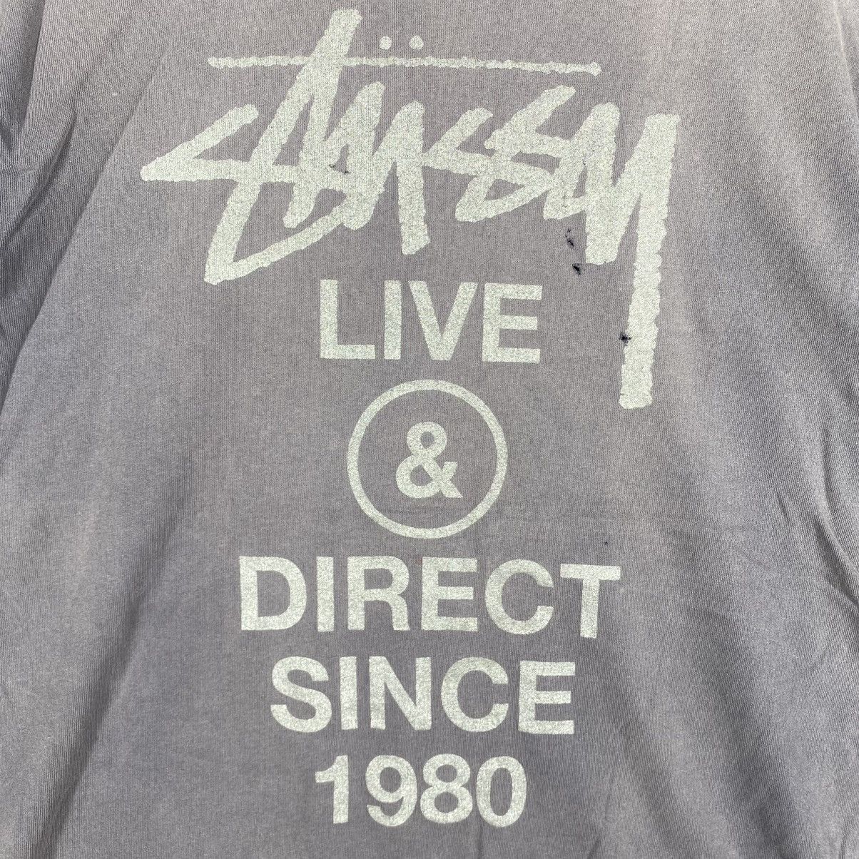 Stussy STUSSY Live & Direct Since 1980 Distressed Faded Tee Shirt Size US L / EU 52-54 / 3 - 2 Thumbnail