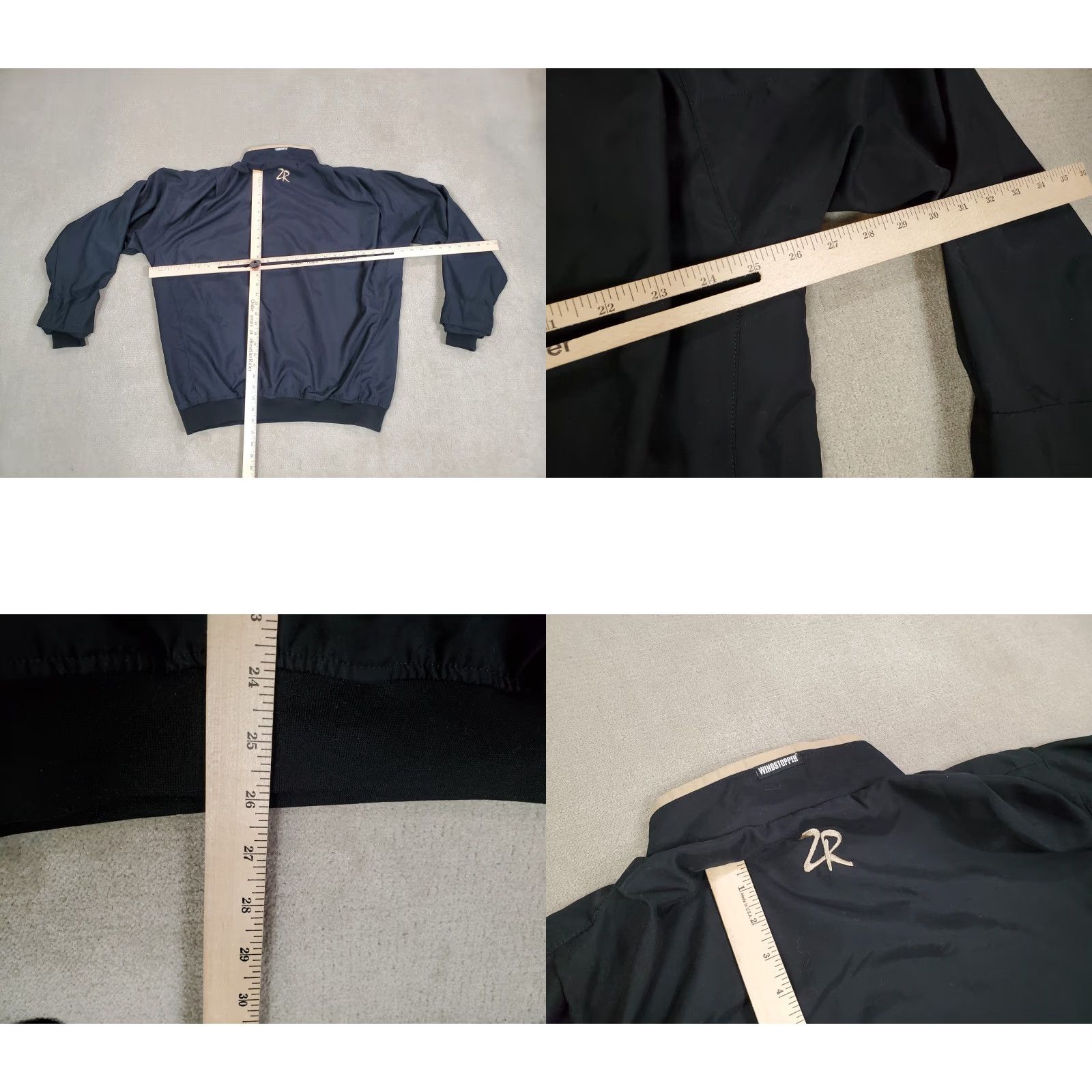 Vintage VINTAGE Zero Restriction Jacket Mens Large Black M3 Windstopper Pullover Coat Mock READ* Size US L / EU 52-54 / 3 - 9 Thumbnail