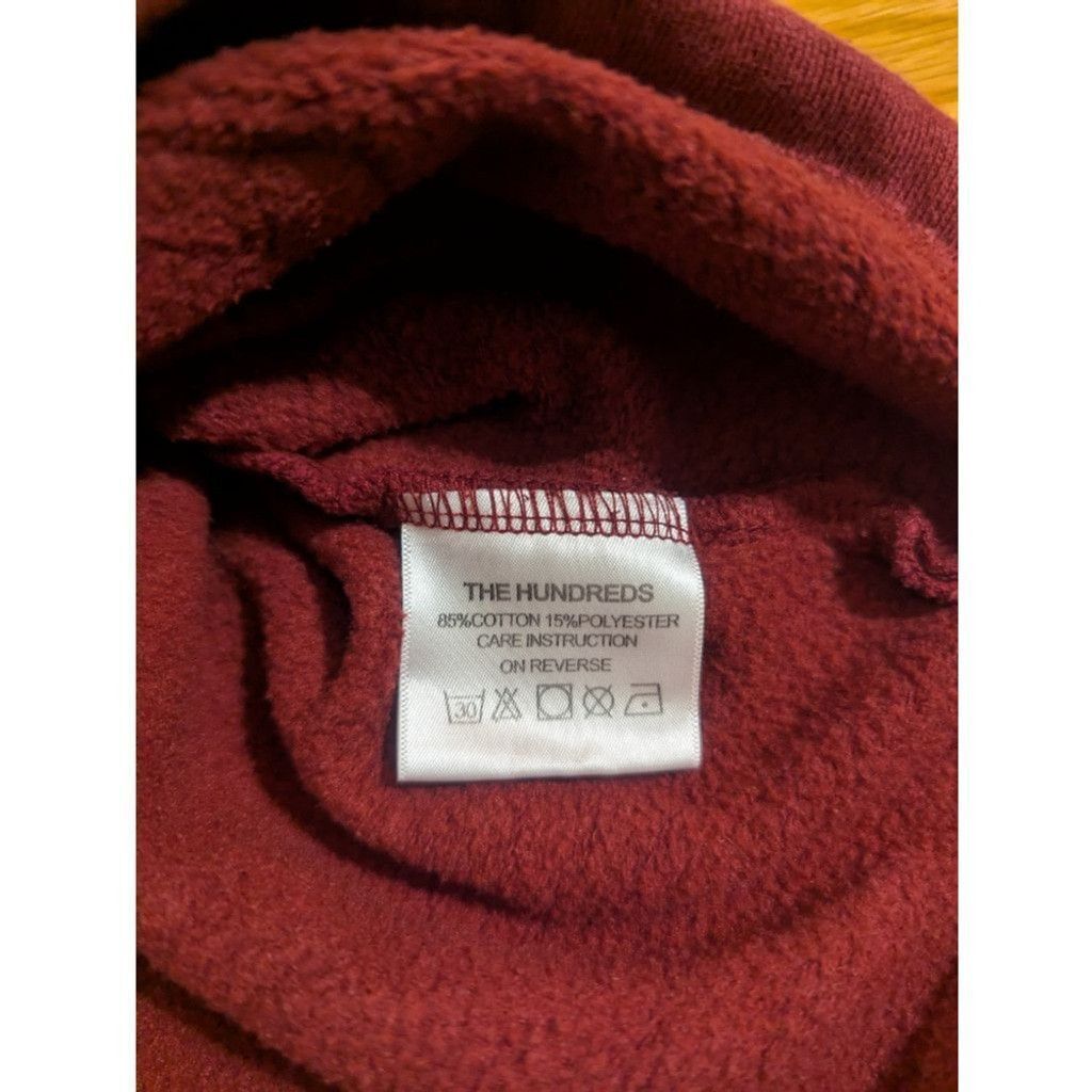 The Hundreds The Hundreds Hoodie Sweatshirt Size Medium Dark Red Size US M / EU 48-50 / 2 - 12 Thumbnail