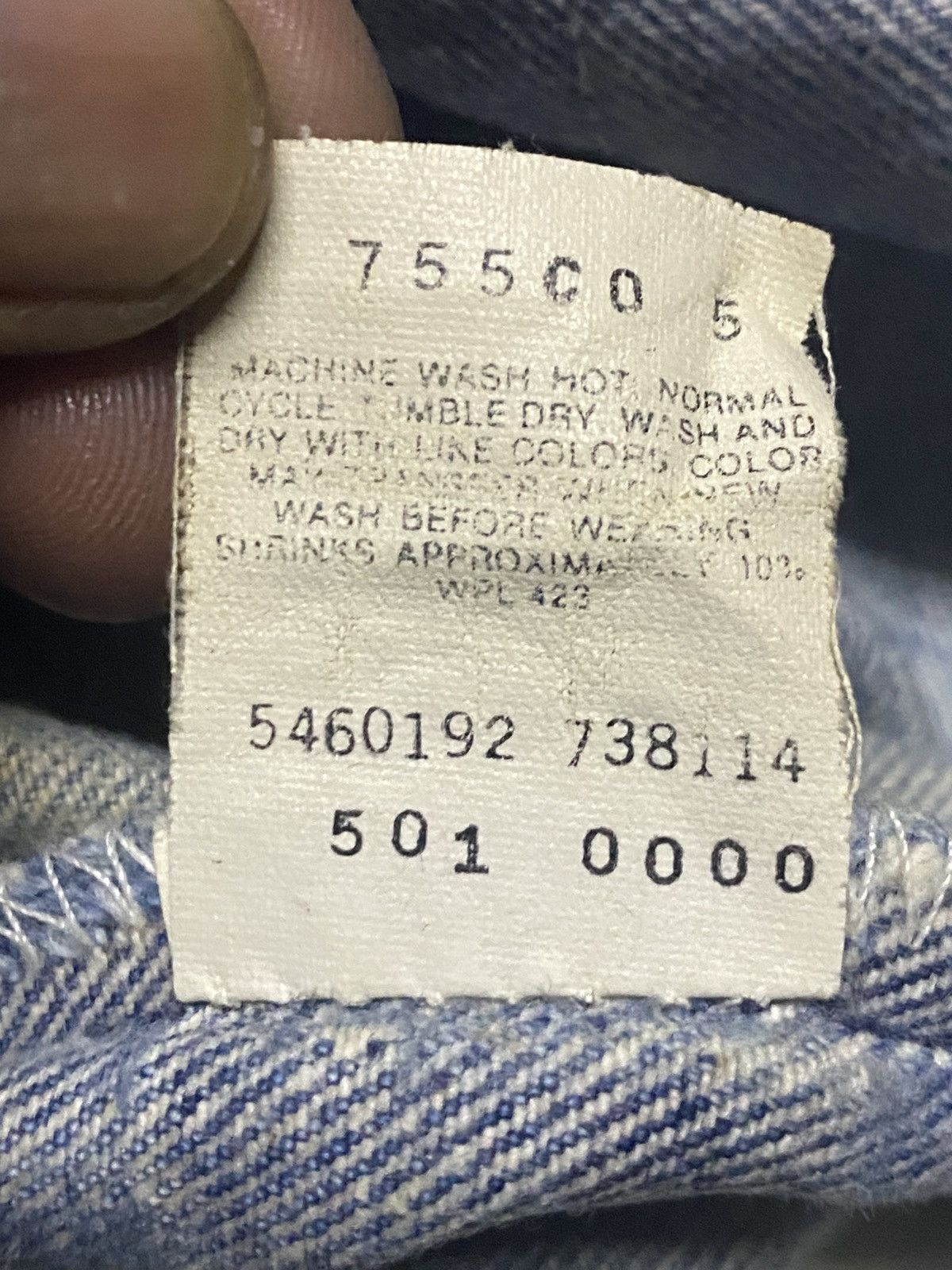 Levi's Vintage Levis 501xx 90s Grunge Distressed Jeans Size US 32 / EU 48 - 21 Thumbnail