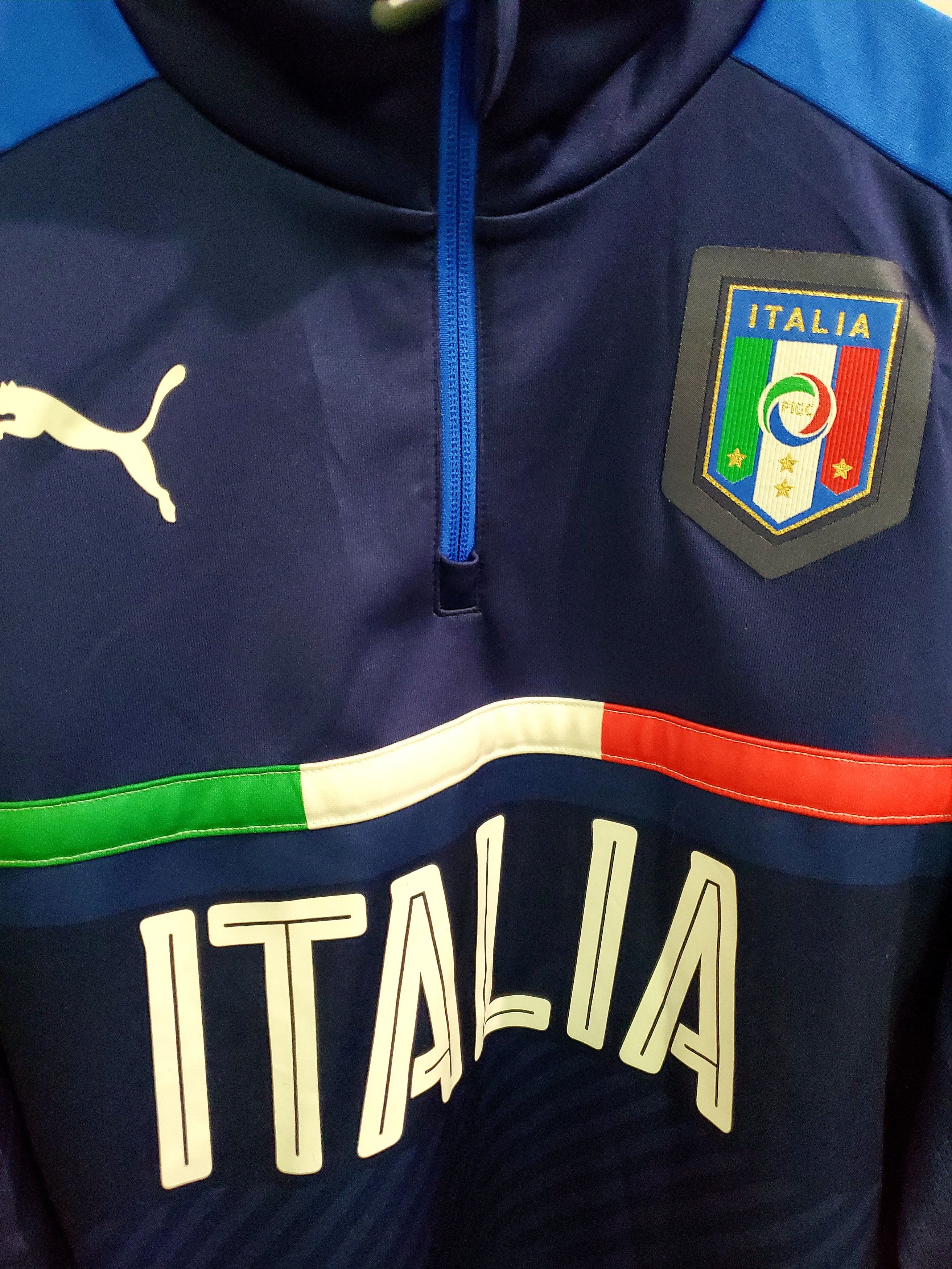 Puma × Vintage ITALY FOOTBALL SOCCER SWEATSHIRT size M perfect condition Size US M / EU 48-50 / 2 - 2 Thumbnail
