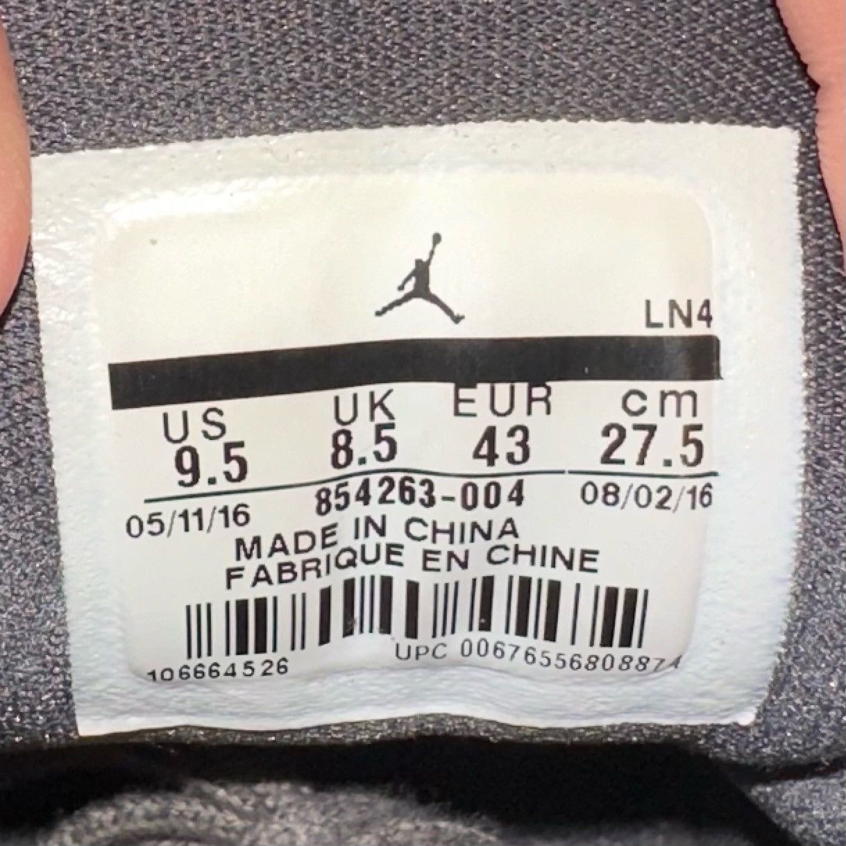 Jordan Brand Size 9.5 - Nike Air Jordan 3 Retro ‘ Wool’ 854263-004 OG Size US 9.5 / EU 42-43 - 6 Thumbnail
