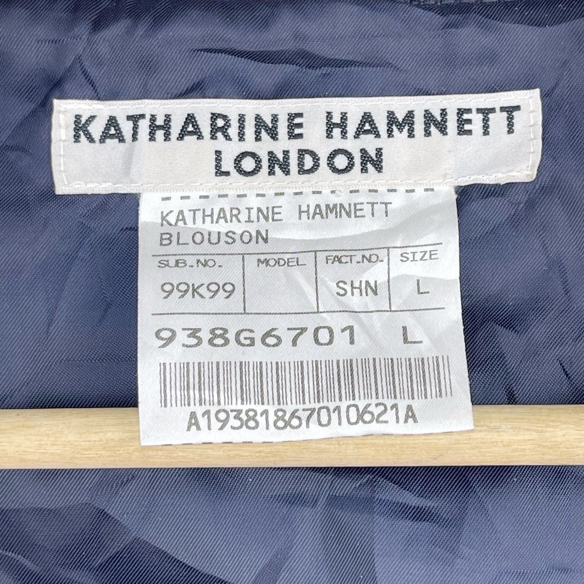 Katharine Hamnett London Suede Leather Gradient Jacket Size US M / EU 48-50 / 2 - 7 Thumbnail
