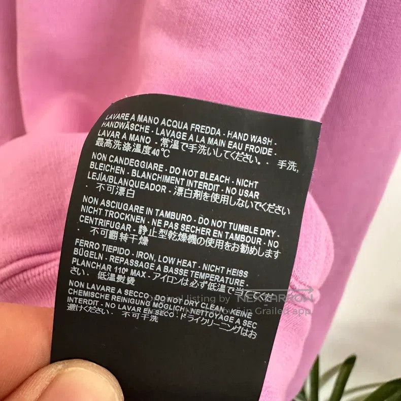 Balenciaga Balenciaga Pink Slogan Sweatshirt Size US XS / EU 42 / 0 - 8 Thumbnail