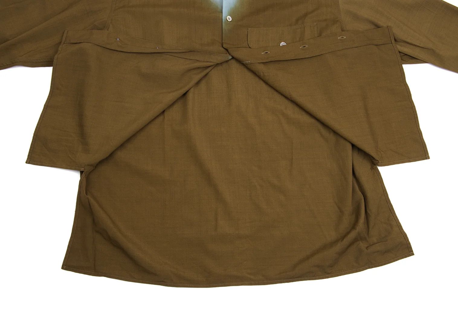 Yohji Yamamoto Yohji Yamamoto Wool Gradient Long Sleeve Shirt Size US M / EU 48-50 / 2 - 11 Thumbnail