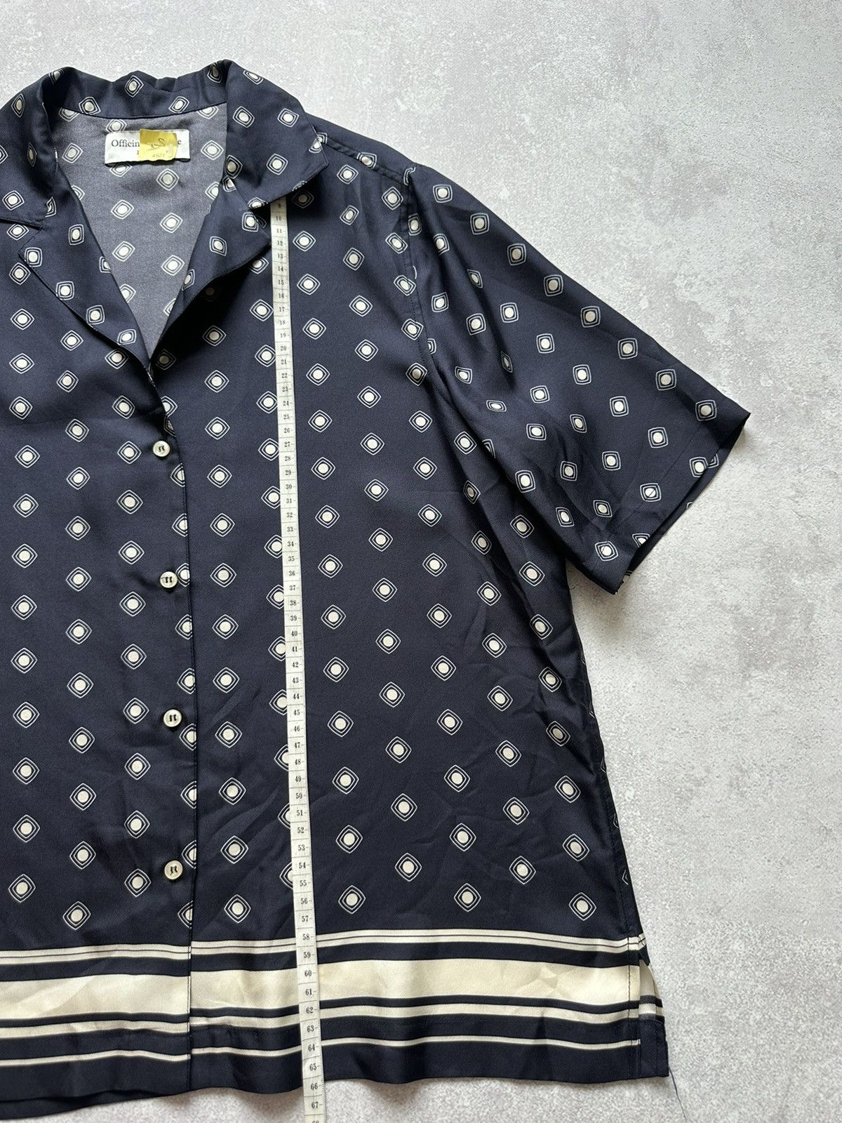 Officine Generale OFFICINE GÉNÉRALE Christelle Printed Silk-Twill Shirt Luxury Size M / US 6-8 / IT 42-44 - 5 Thumbnail