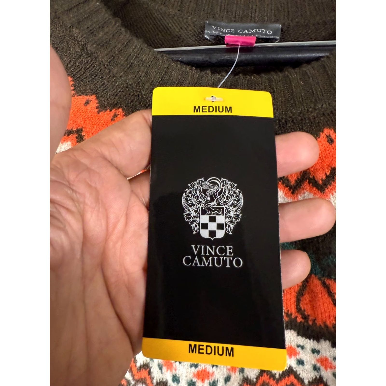 Vince Camuto Vince Camuto Pullover Sweater Womens M Brown Halloween Holiday NWT Size M / US 6-8 / IT 42-44 - 6 Thumbnail