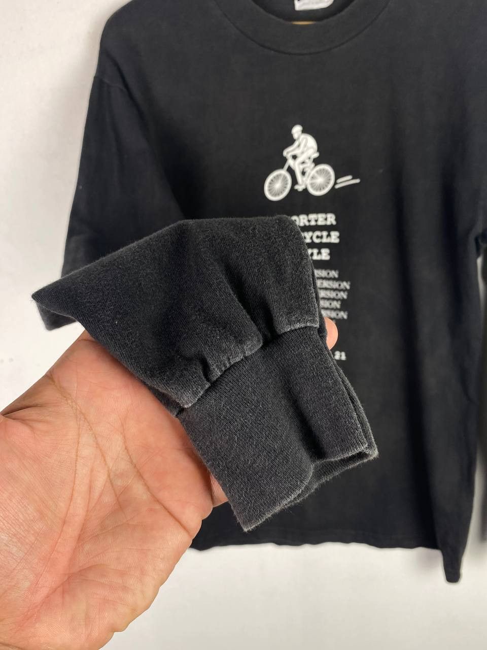 Porter porter by yoshida bicycle style longsleeves tee nice design Size US M / EU 48-50 / 2 - 5 Thumbnail