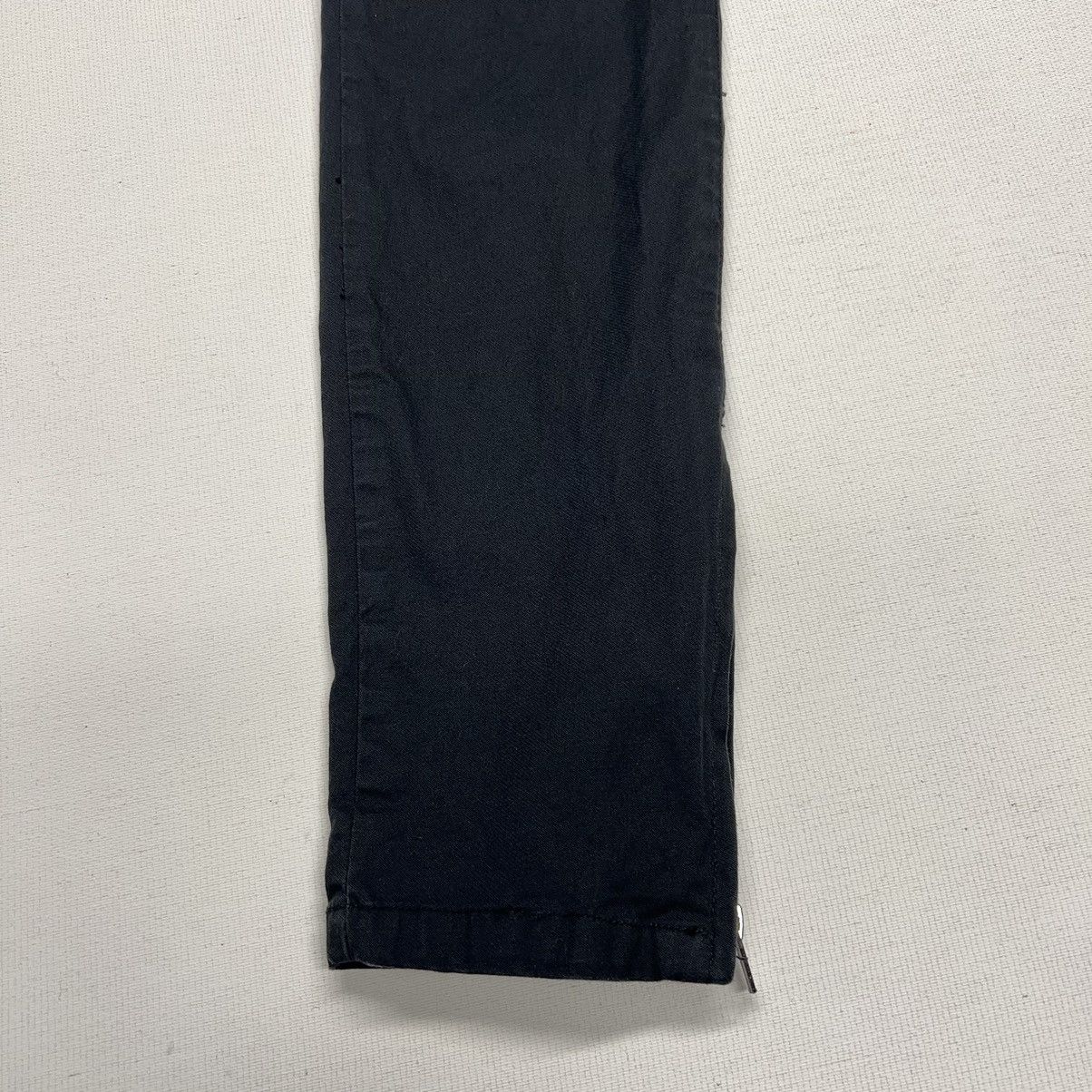 Pacsun Pacsun Pants Black Skinny Stacked Drawstring Ankle Zipper Size US 32 / EU 48 - 3 Thumbnail