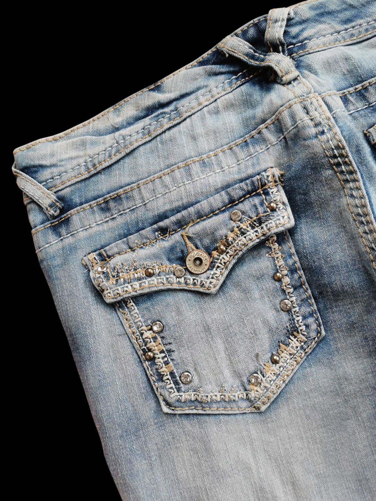 20471120 Vantty Bootcuts Studd Jeans Size 30" / US 8 / IT 44 - 6 Thumbnail