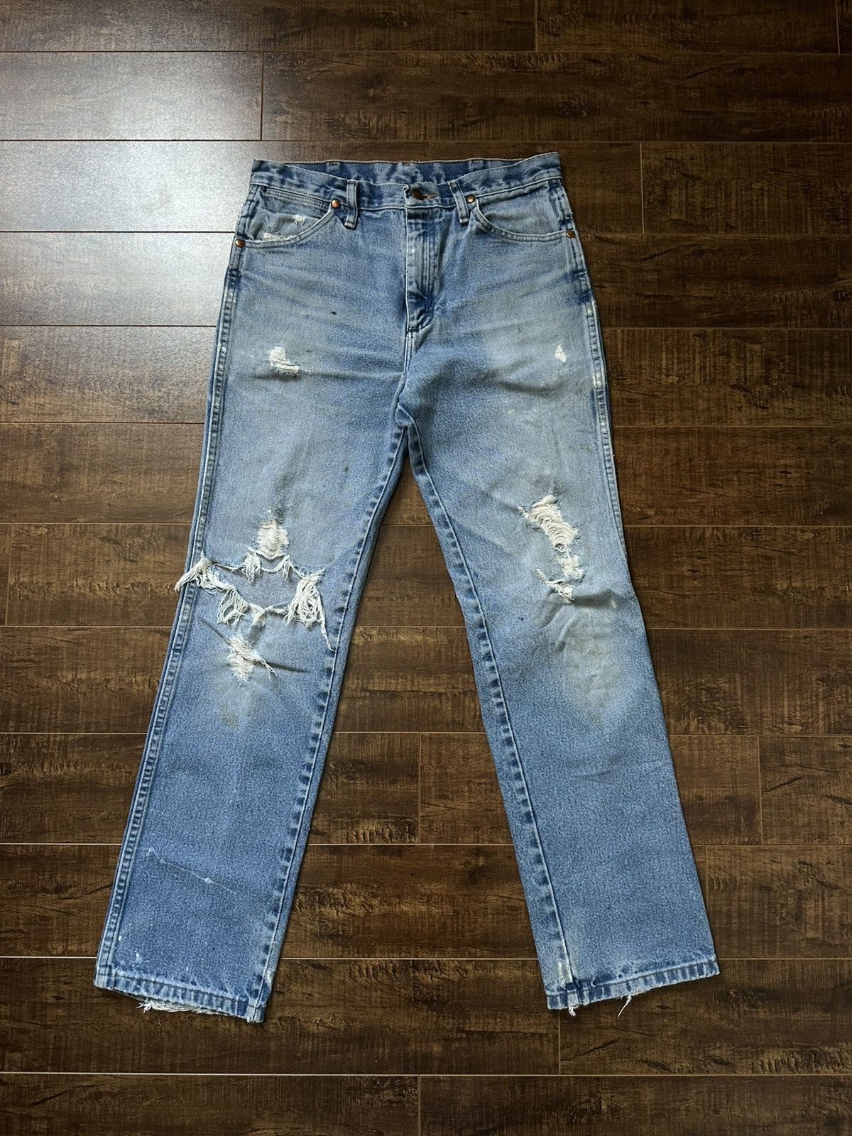 Wrangler Vintage 90s/00s Wrangler Cowboy Cut Denim Size US 30 / EU 46 - 1 Thumbnail