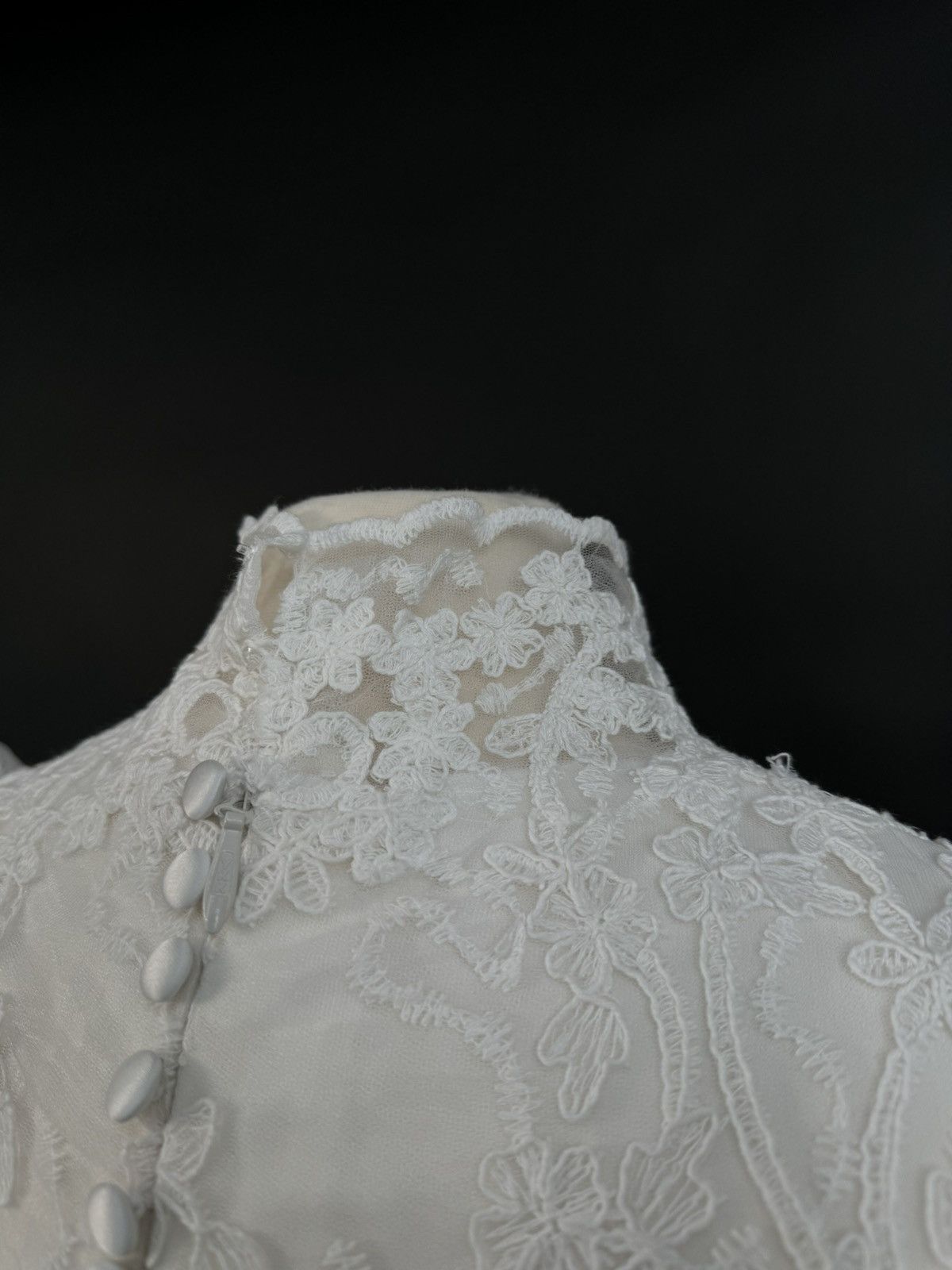Other Preloved US 14-16 Anna Augusta Guipure Lace Bridal Gown Size XL / US 12-14 / IT 48-50 - 6 Thumbnail