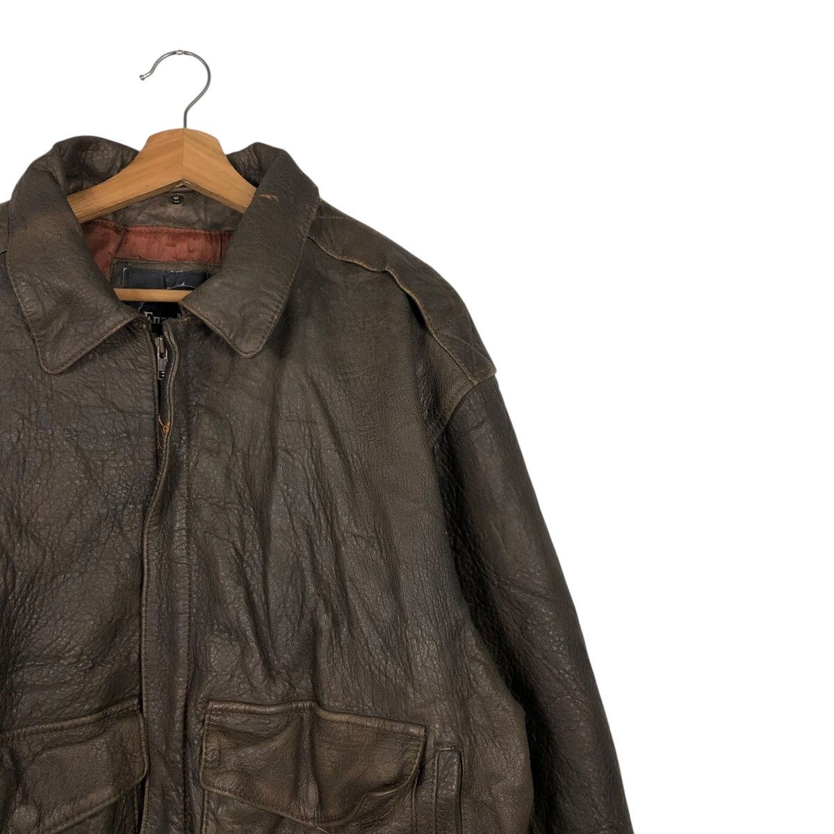 Japanese Brand 🔥VINTAGE LEATHER BIKER JACKET ENZO MOLTENI ISSEY MIYAKE Size US L / EU 52-54 / 3 - 8 Thumbnail
