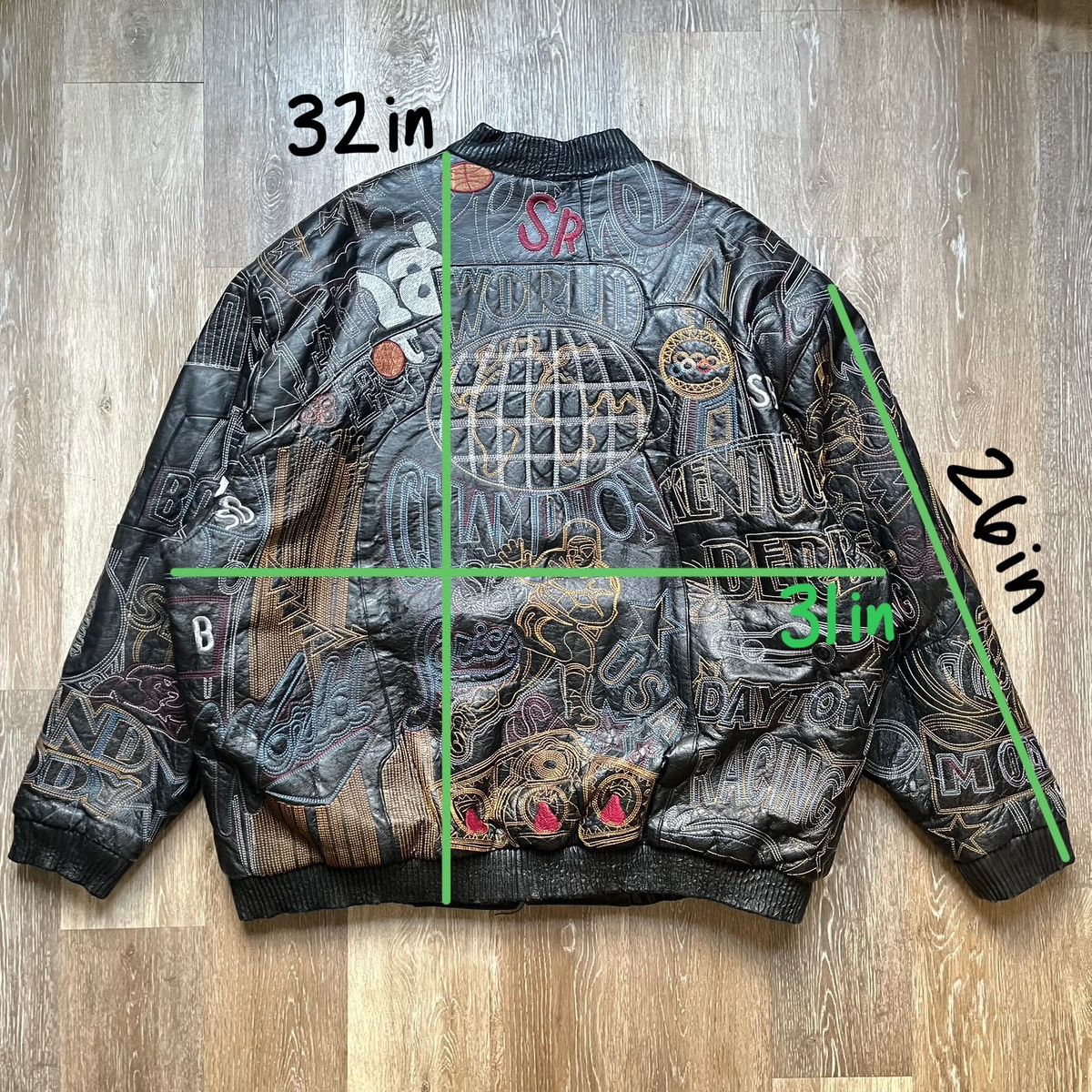 Other vintage desert well world champion leather jacket Size US XXL / EU 58 / 5 - 2 Thumbnail